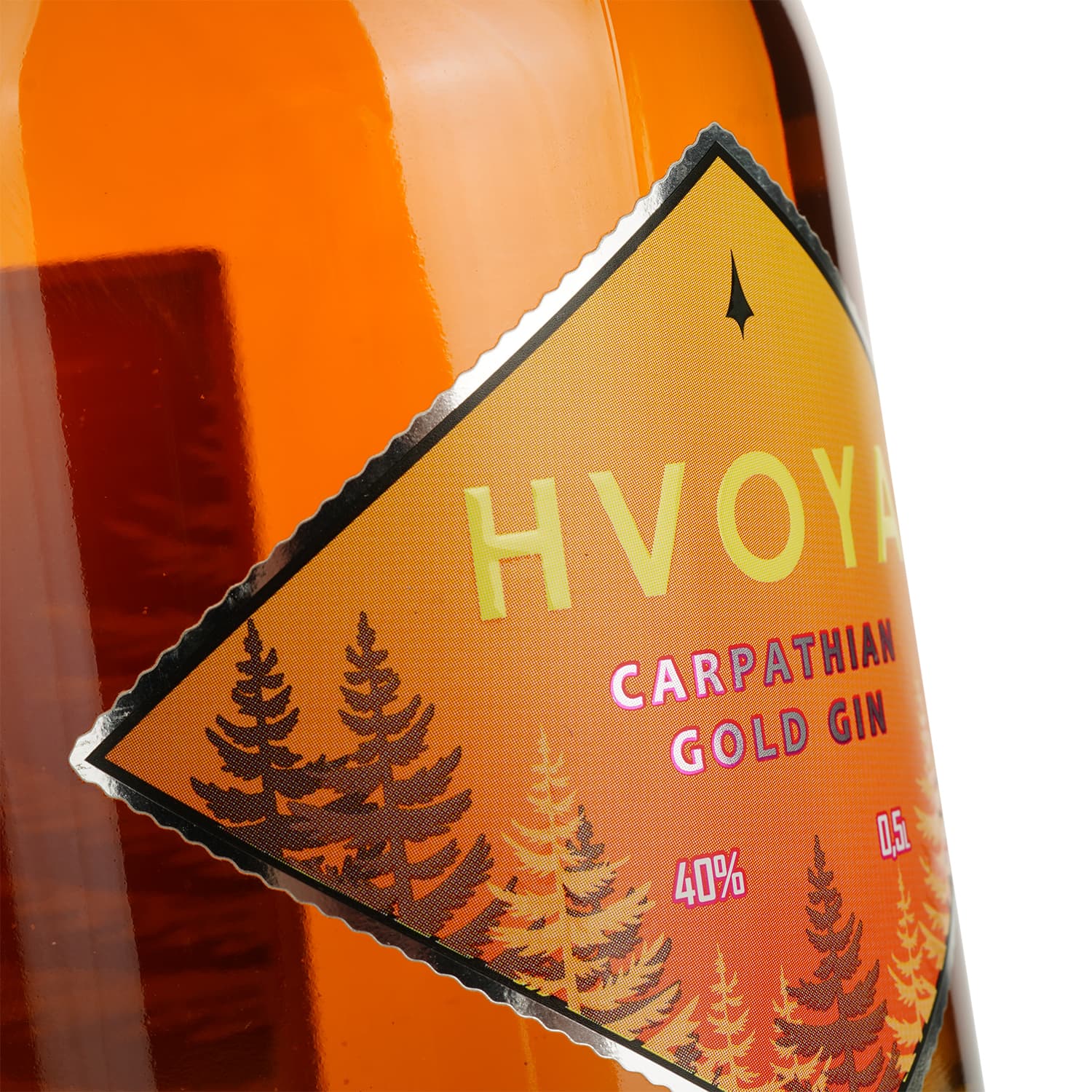 Джин Hvoya Carpathian Gold 40% 0.5 л