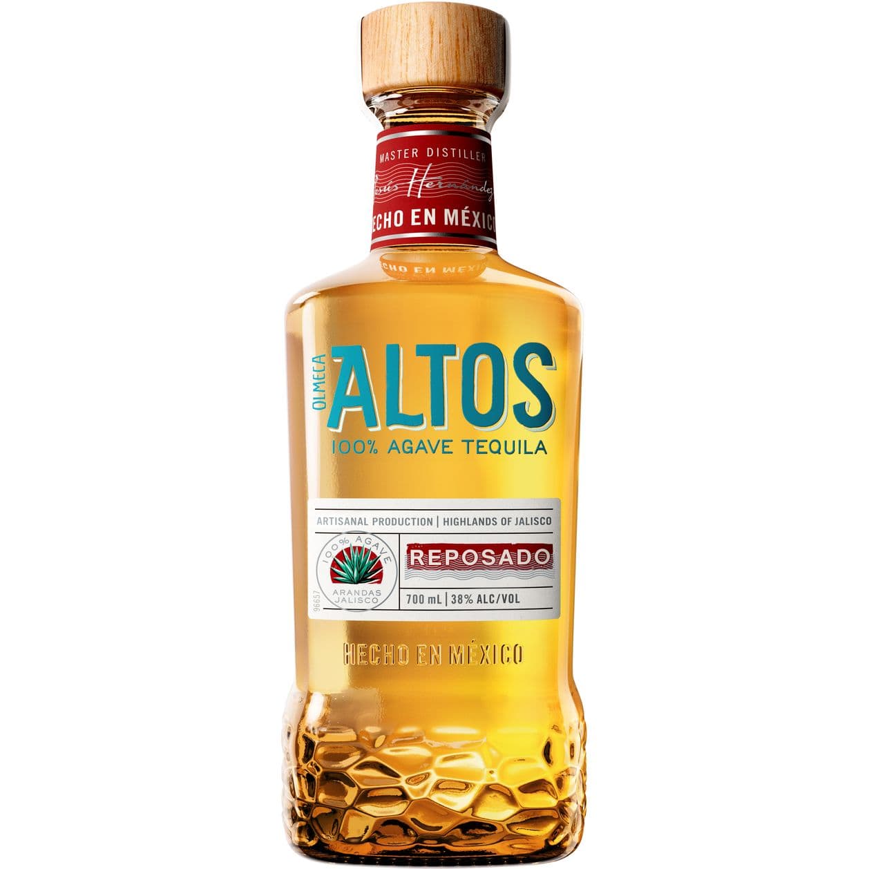 Текіла Olmeca Altos Reposado 100% Agave 38% 1.4 л (2 шт. х 0.7 л)