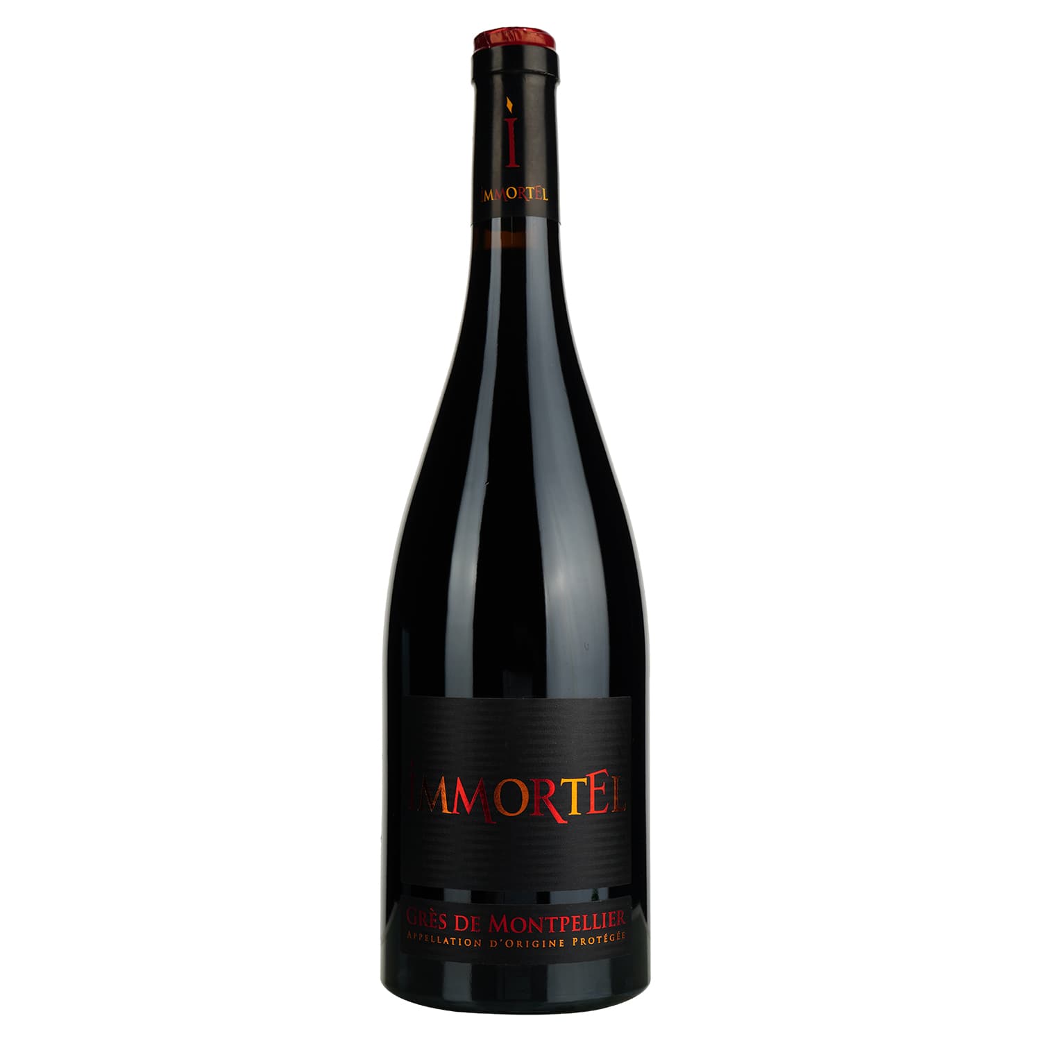 Вино Immortel Rouge AOP Gres de Montpellier червоне сухе 0.75 л