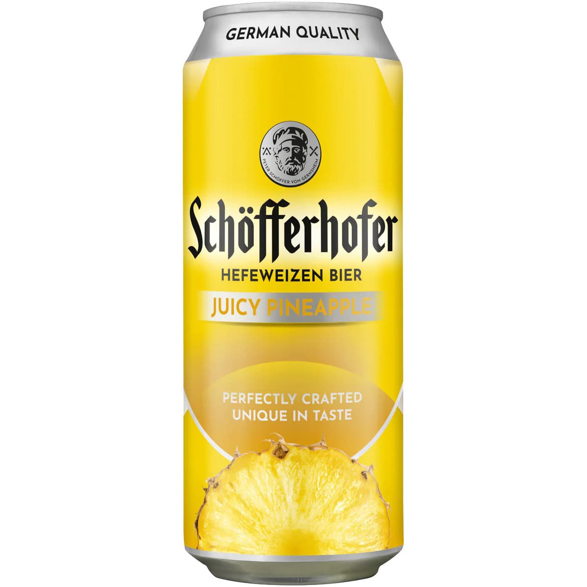 Суміш пива із соком Schofferhofer Juicy Pineapple Hefeweizen світле нефільтроване 2.5 % 0.5 л