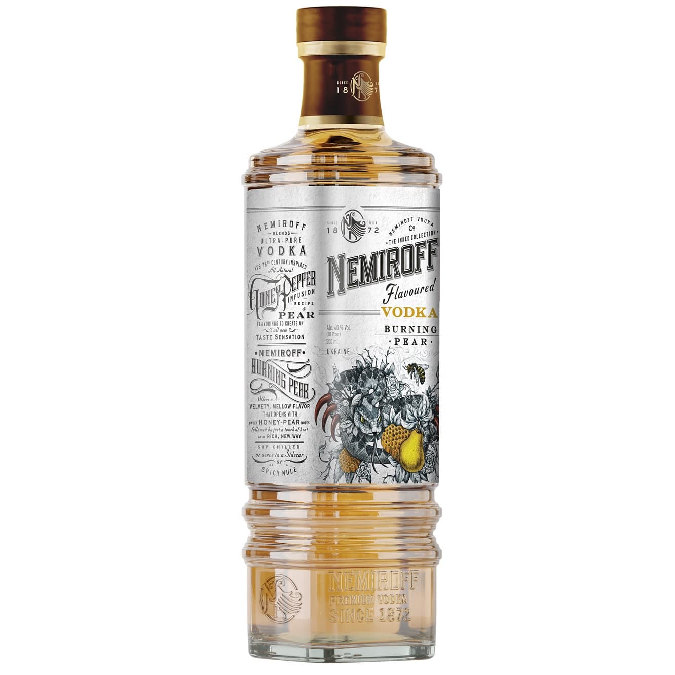 Настоянка Nemiroff Burning Pear 40% 1 л (0.5 л x 2 шт.)