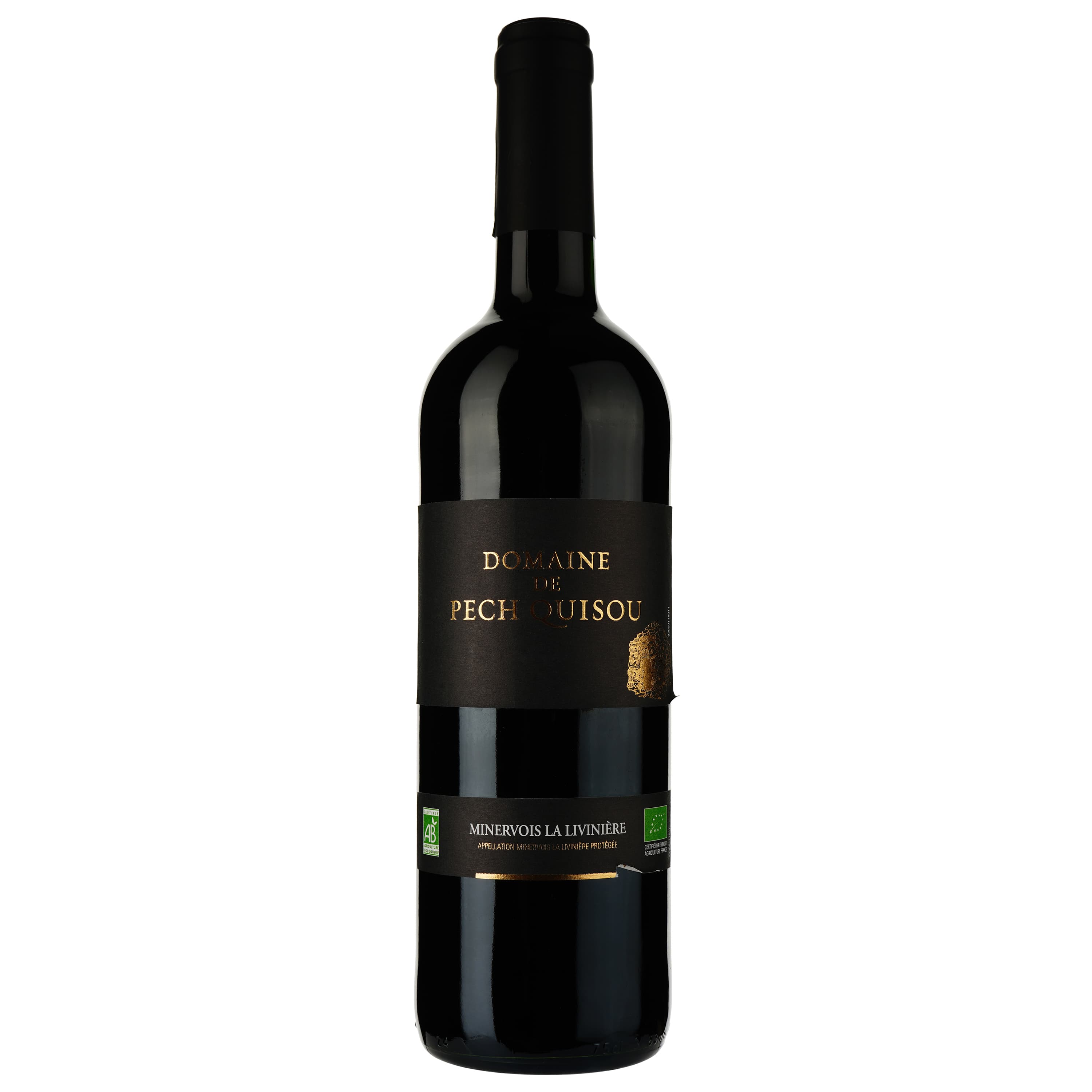 Вино Domaine de Pech Quisou AOP Minervois 2018 червоне сухе 0.75 л