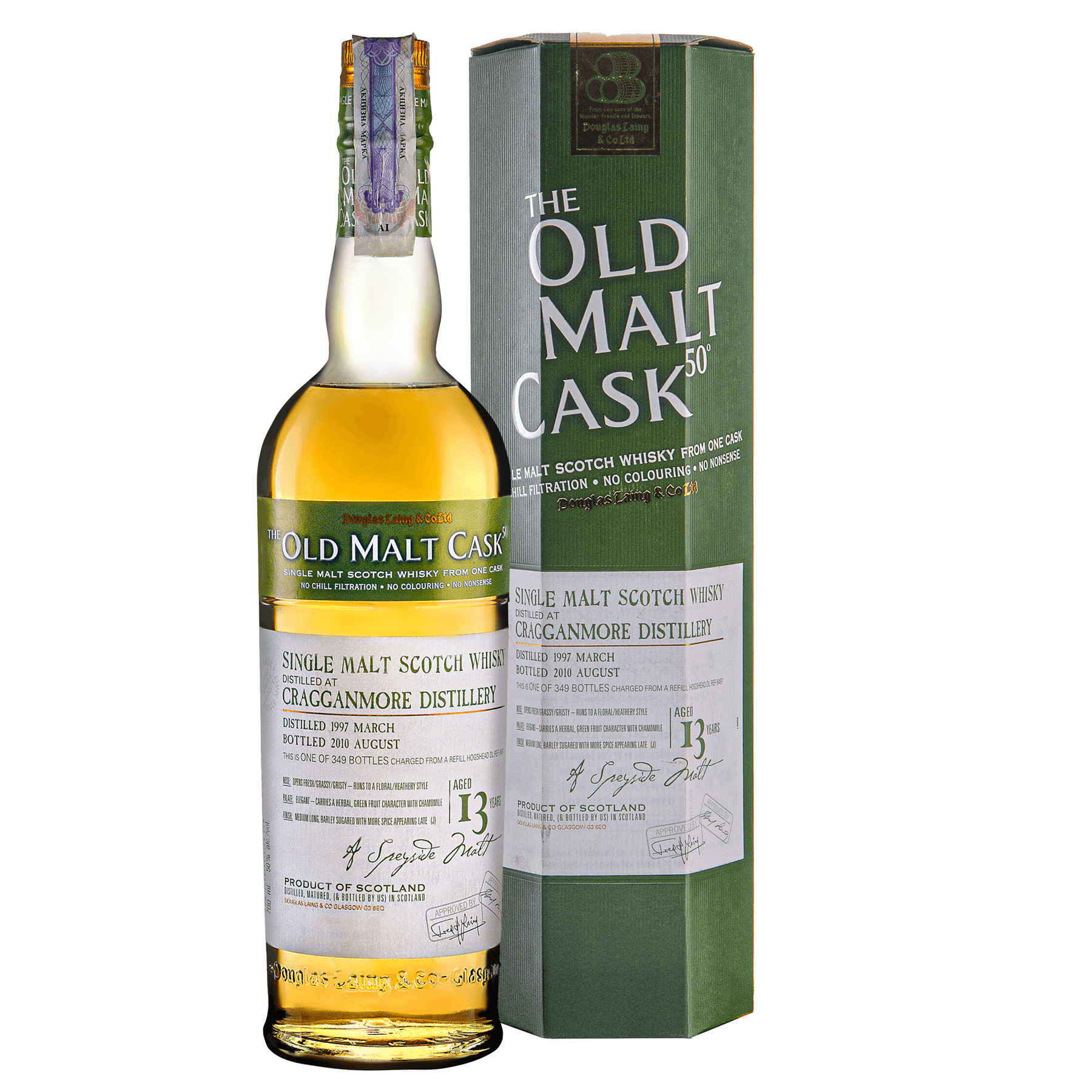 Віскі Cragganmore Vintage 1997 13 років Single Malt Scotch Whisky 50% 0.7 л
