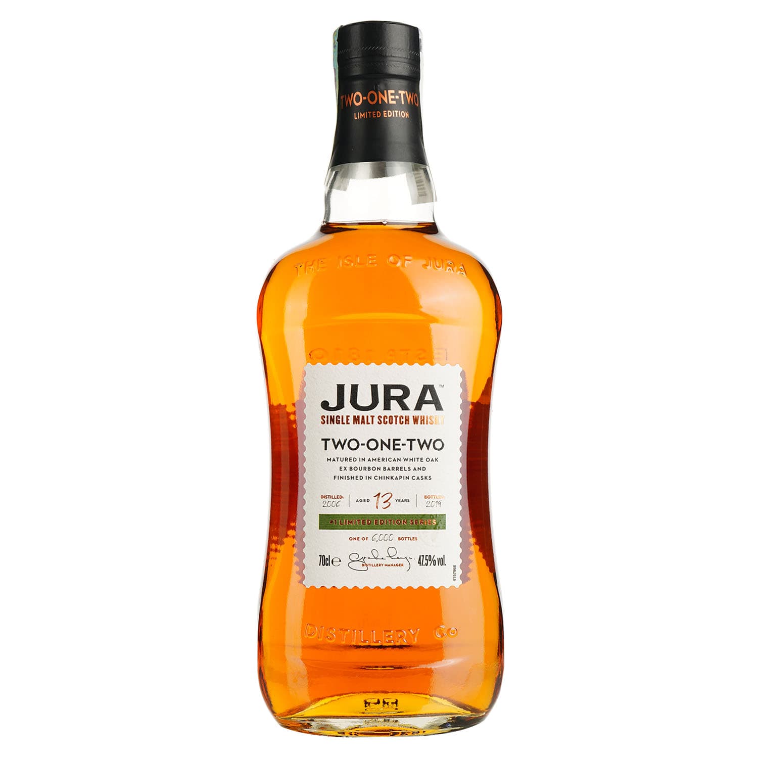 Віскі Isle of Jura 212 Two-one-Two 13 Year Old 47.5% 0.7 л в подарунковій упаковці
