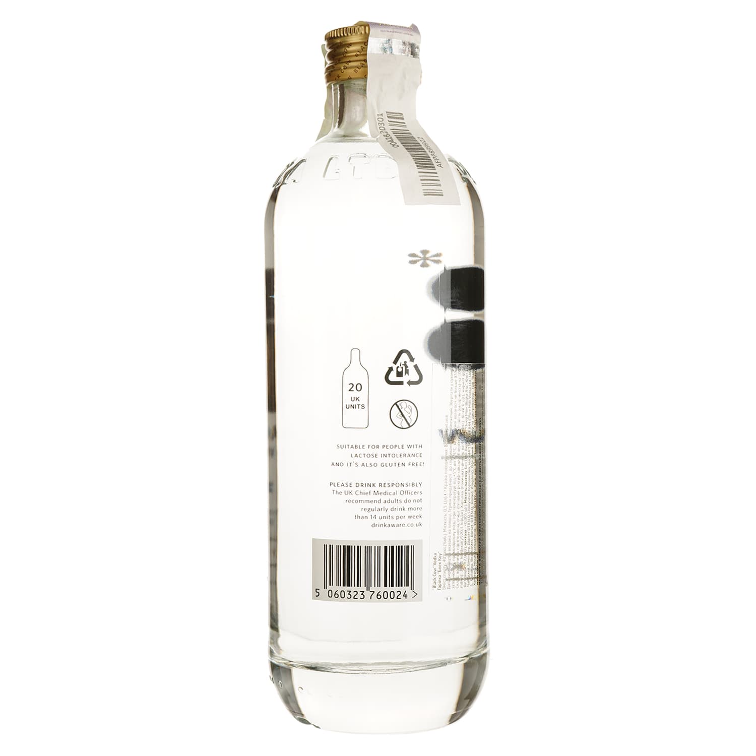Горілка Black Cow 40% 0.5 л