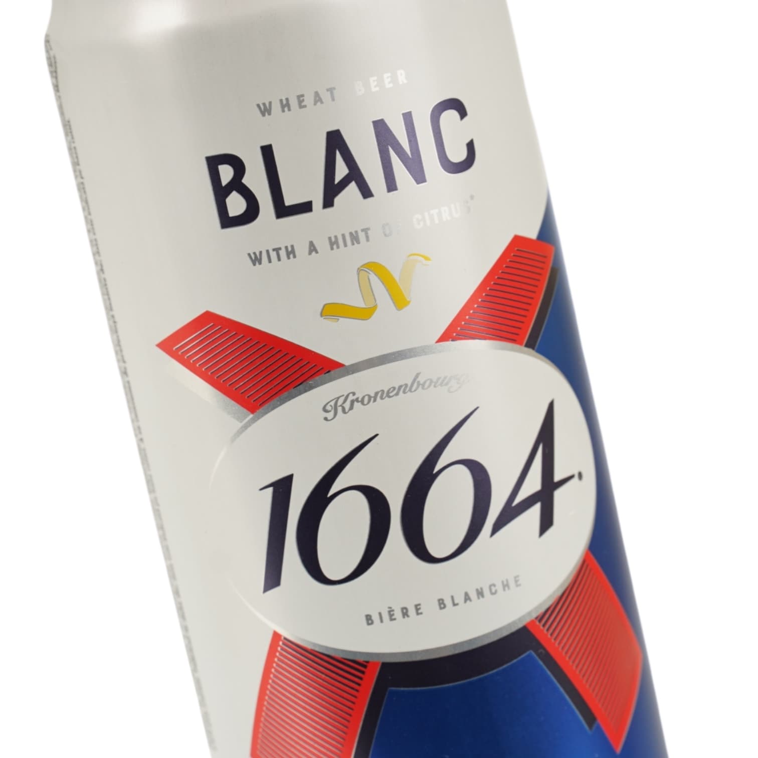 Пиво Kronenbourg 1664 Blanc with a hint of citrus світле 4.8% з/б 0.33 л (744358)