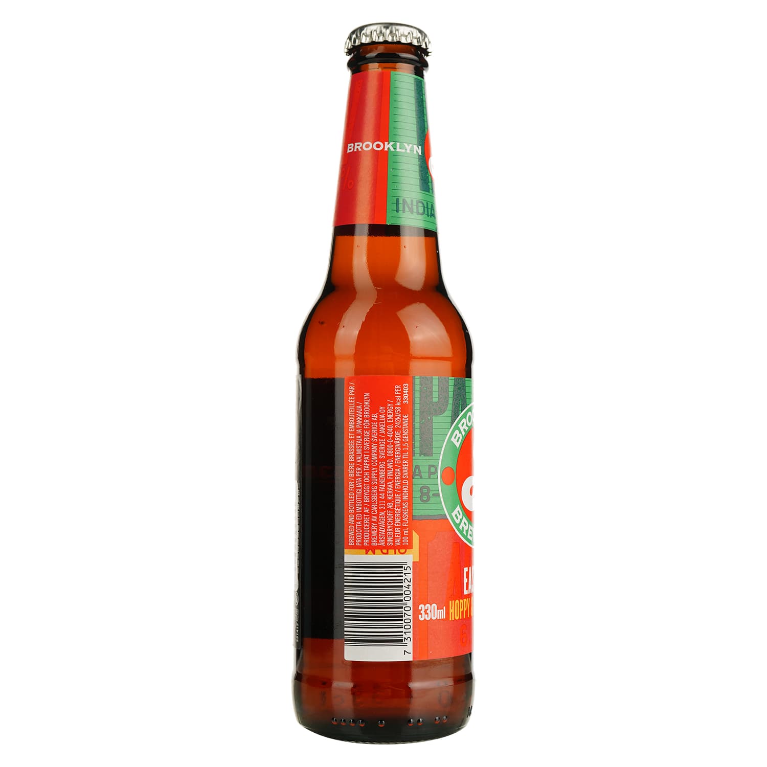 Пиво Brooklyn Brewery East IPA світле 6.9% 0.33 мл