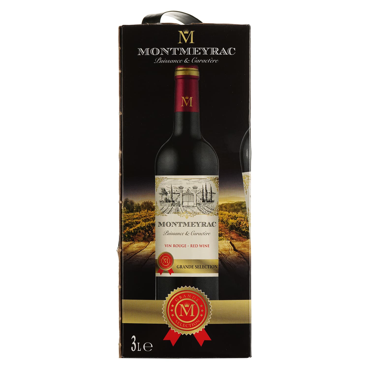 Вино Montmeyrac red dry, червоне, сухе, 3 л