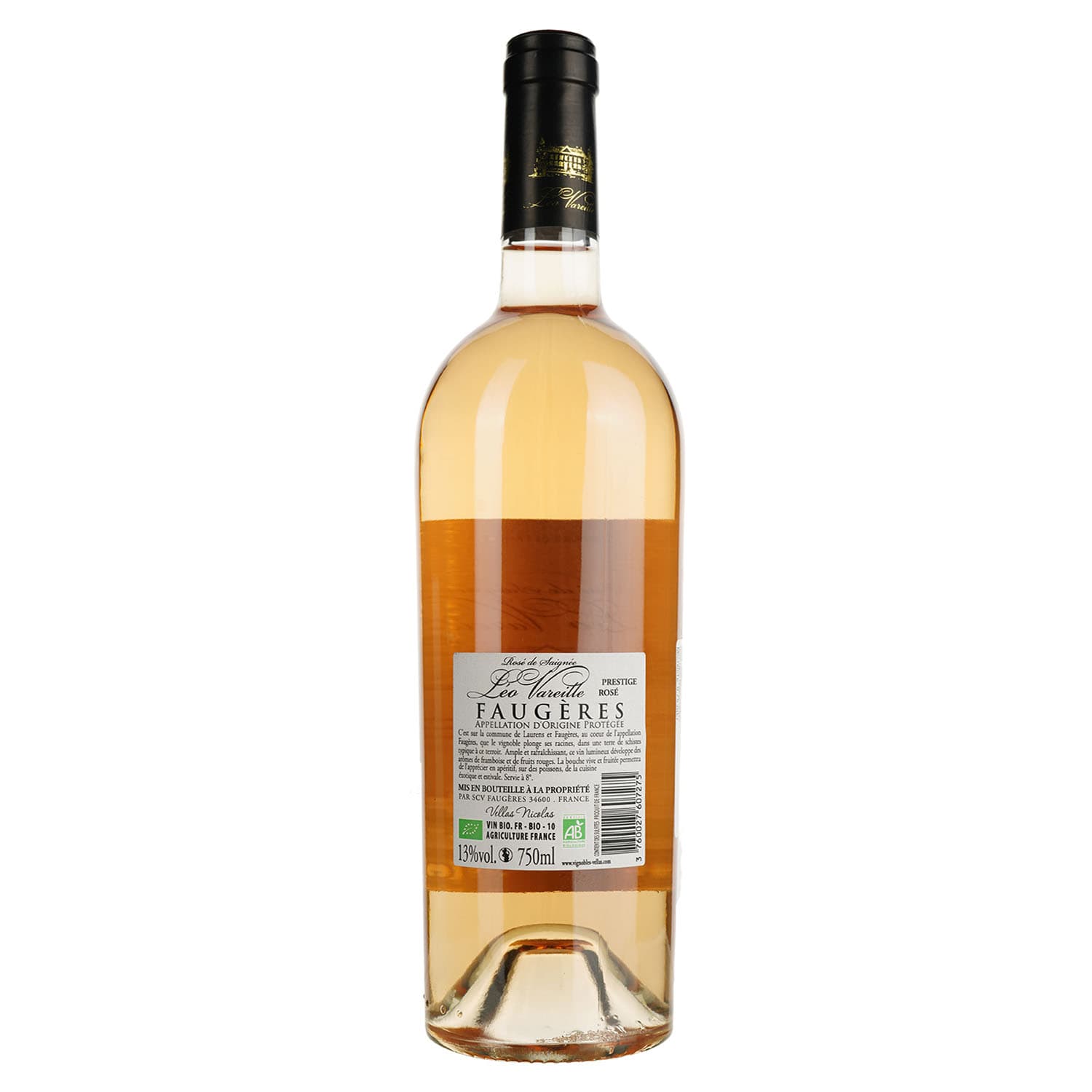 Вино Leo Vareille Rose Saignee Prestige AOP Faugeres, рожеве, сухе, 0,75 л