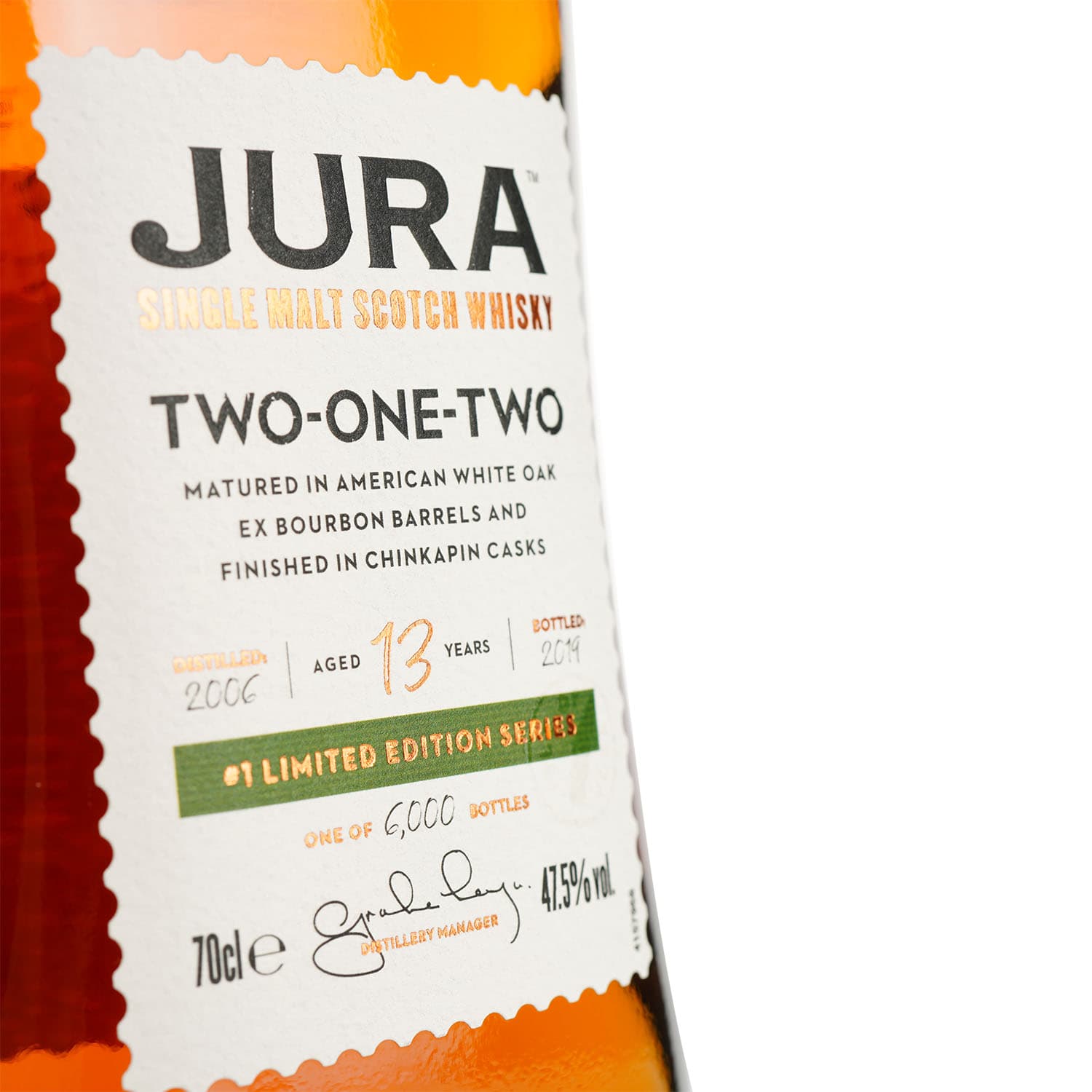 Віскі Isle of Jura 212 Two-one-Two 13 Year Old 47.5% 0.7 л в подарунковій упаковці