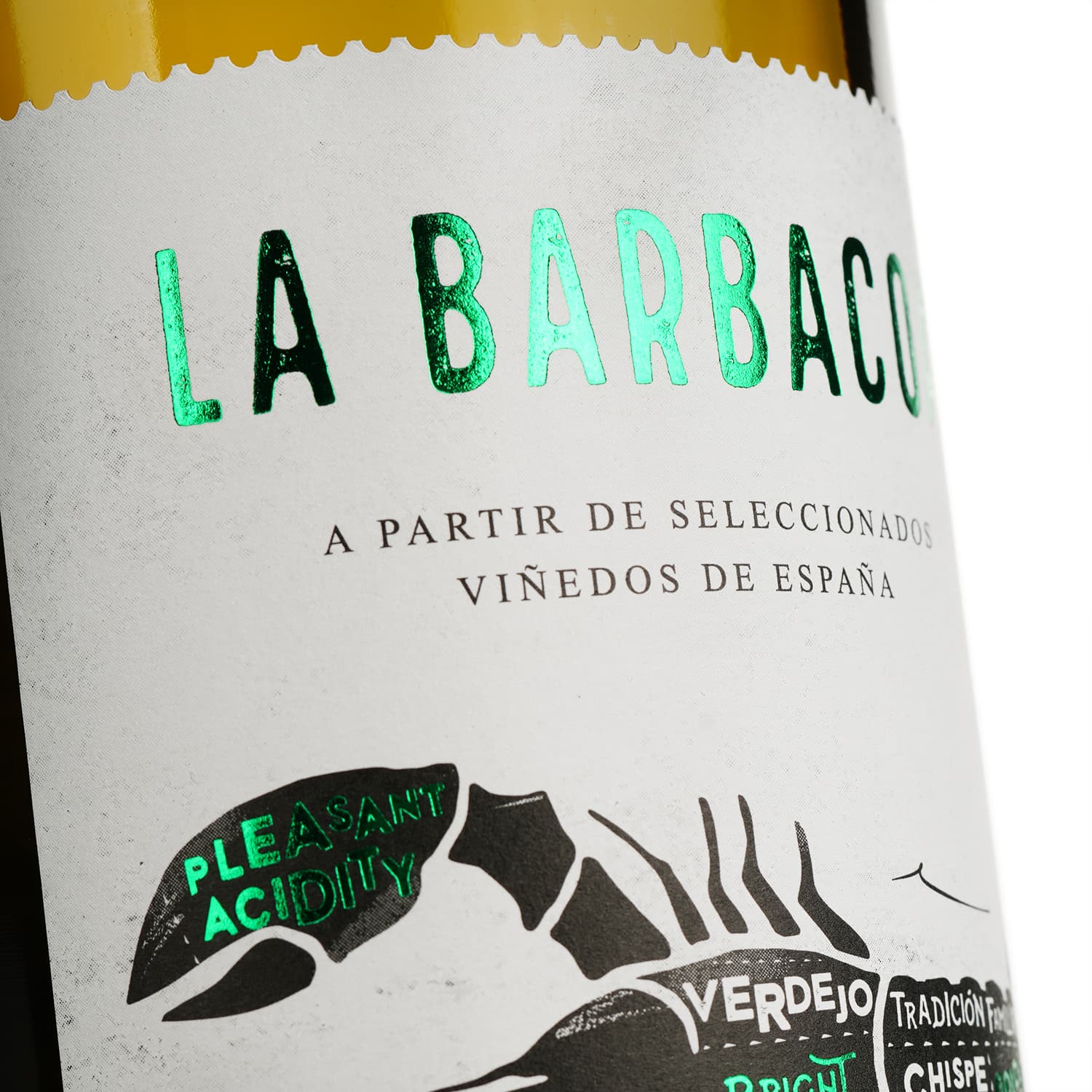 Вино La Barbacoa Verdejo біле сухе 12% 0.75 л (873682)