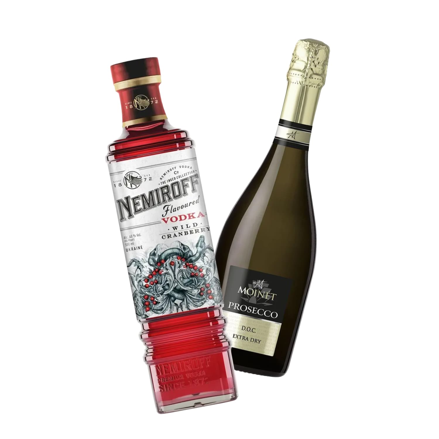 Коктейль Wild Cranberry Spritz (набір інгредієнтів) х8 на основі Nemiroff