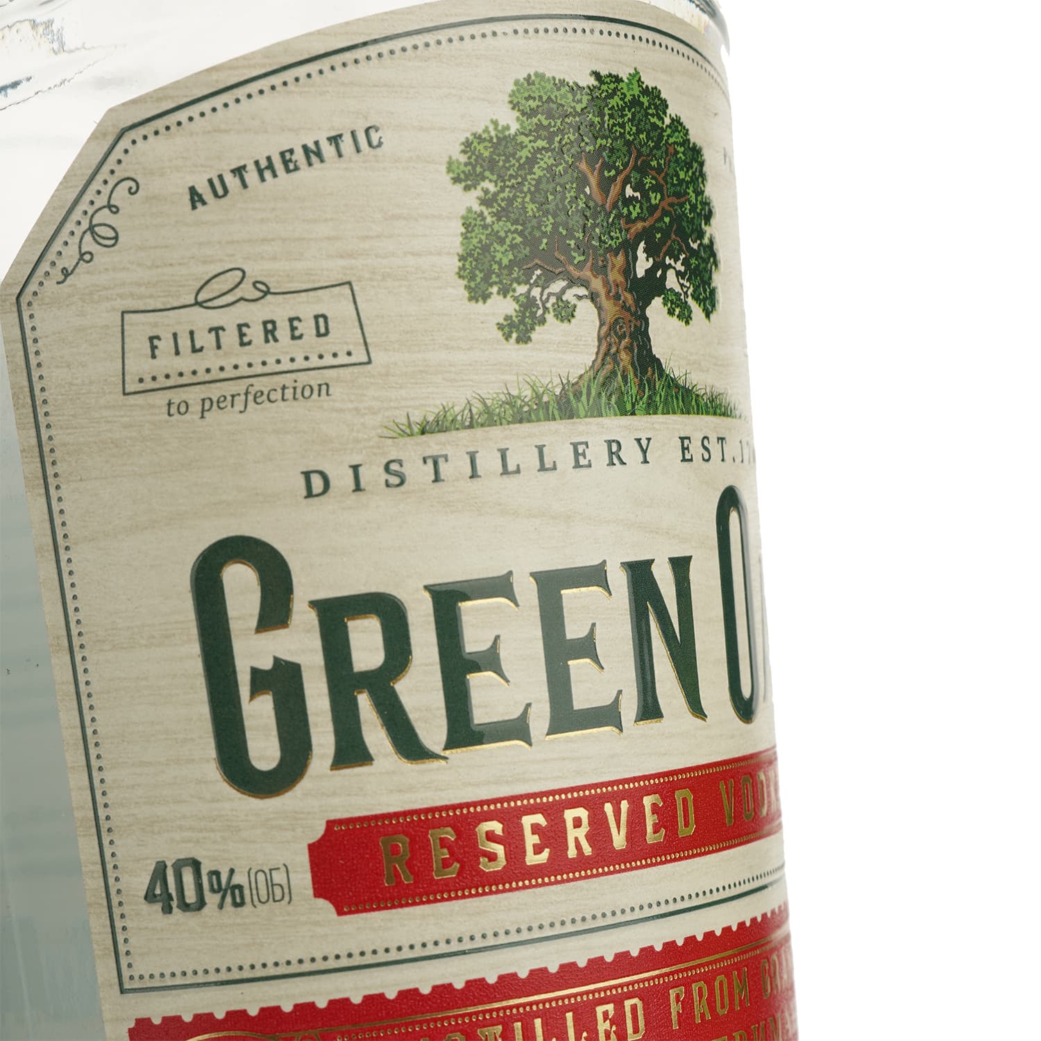 Горілка Green Oak Reserved 40% 0.5 л
