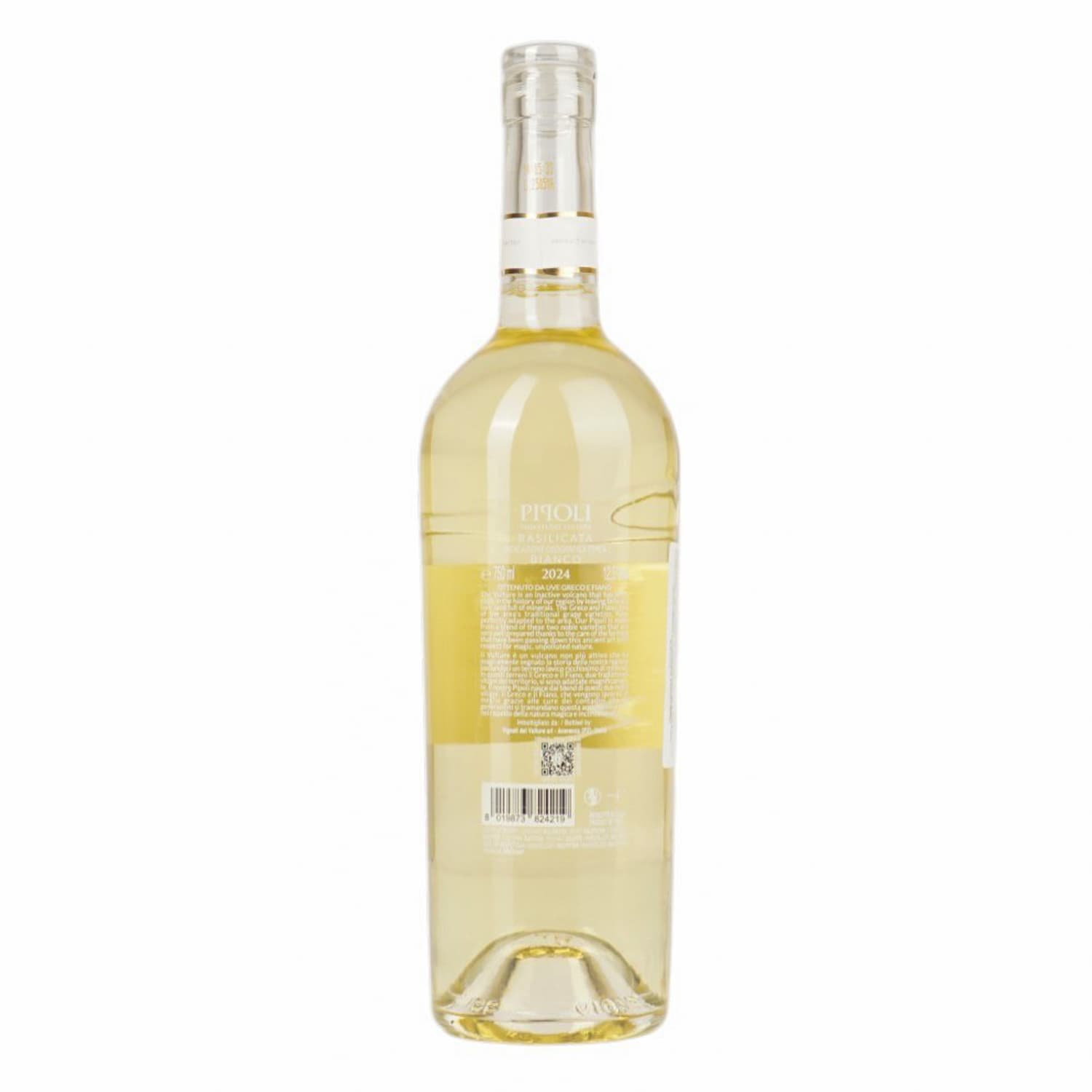 Вино Vigneti Del Vulture Pipoli Greco Fiano Basilicata біле сухе 12% 0.75 л