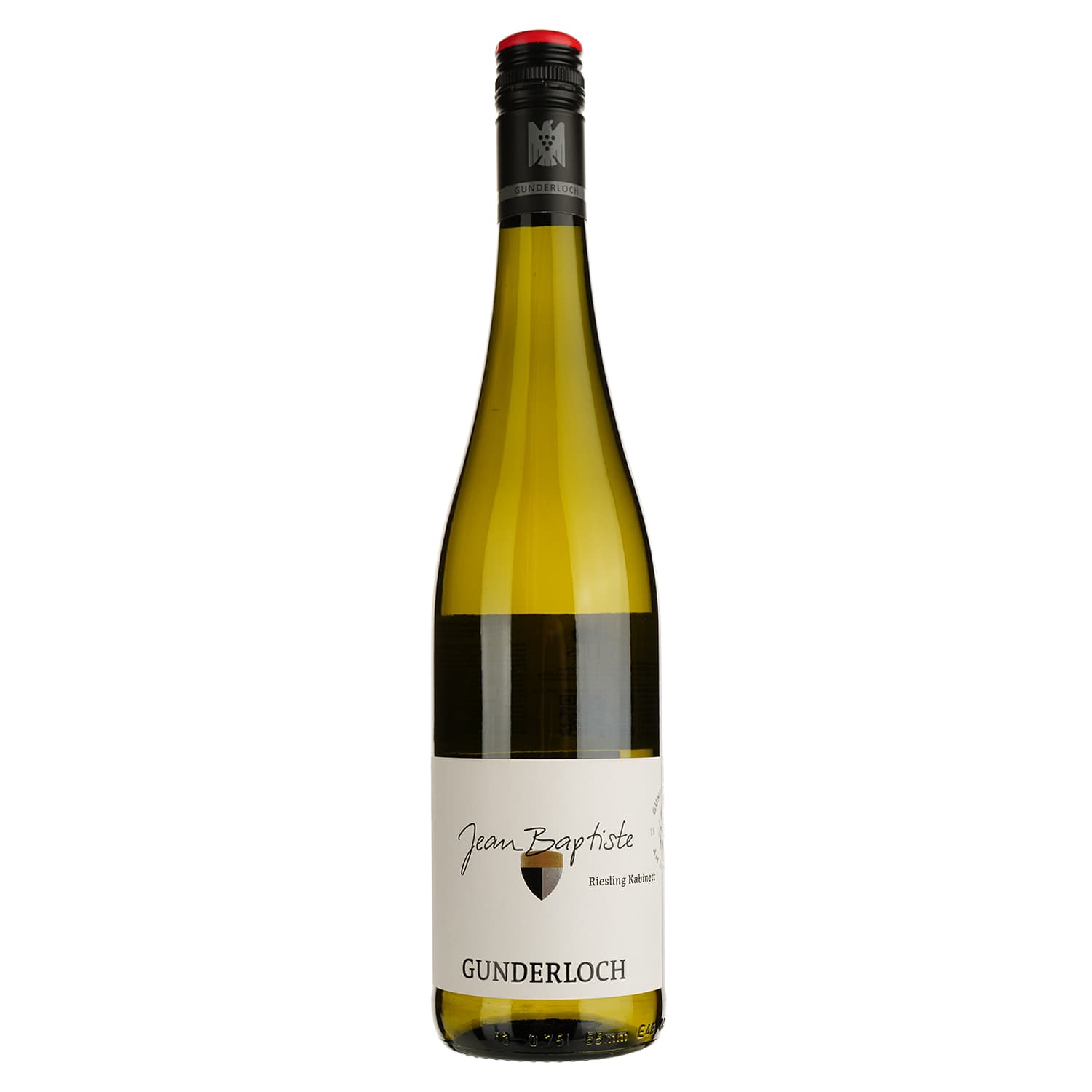 Вино Gunderloch Riesling Jean Baptiste Kabinett, біле, напівсухе, 10,5%, 0,75 л