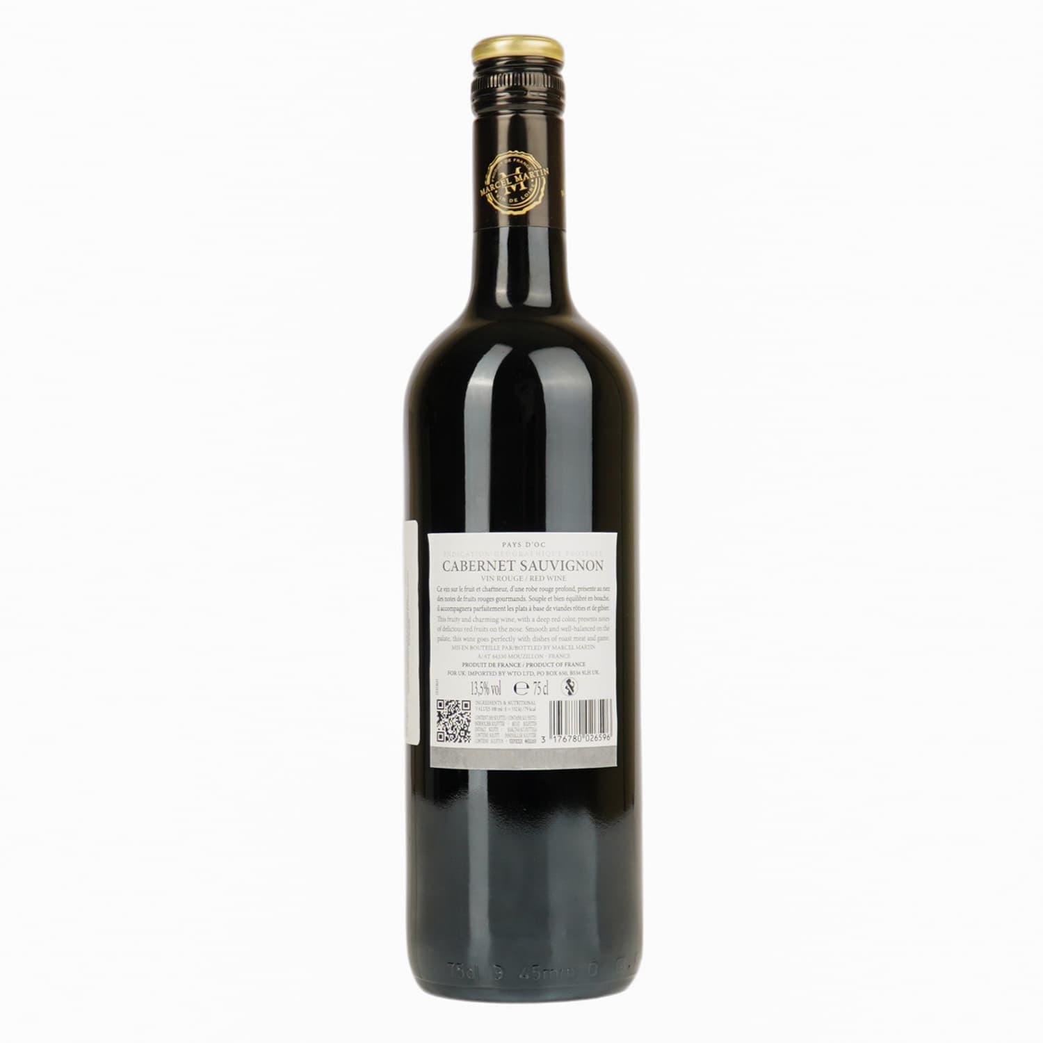 Вино Marcel Martin Cabernet Sauvignon червоне сухе 13% 0.75 л