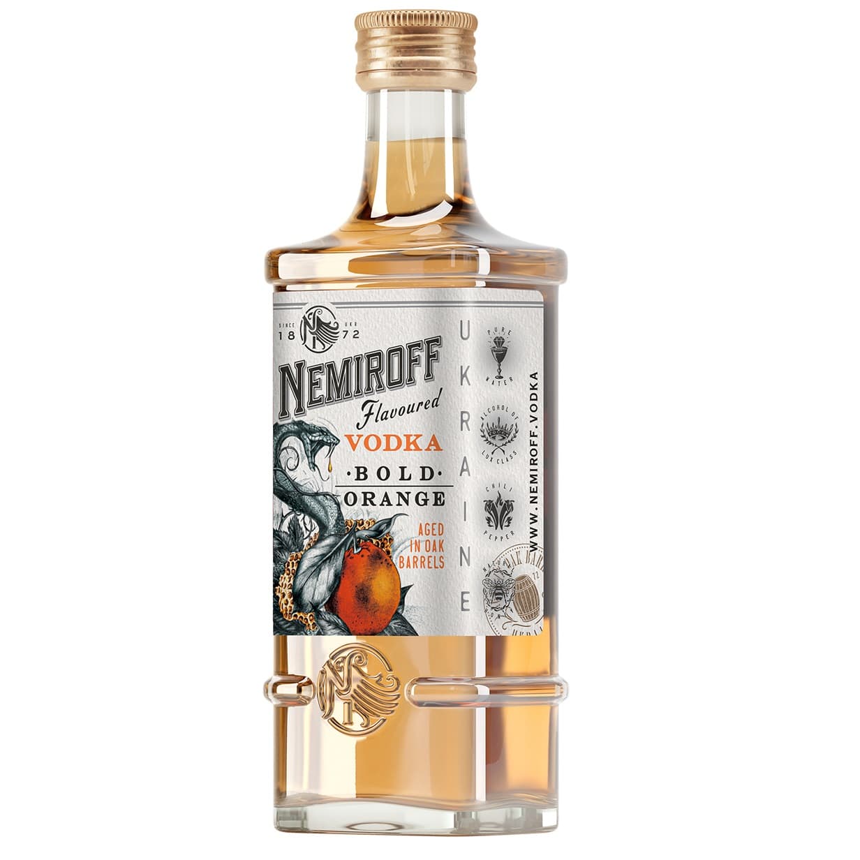 Настоянка Nemiroff Bold Orange 40% 0.1 л