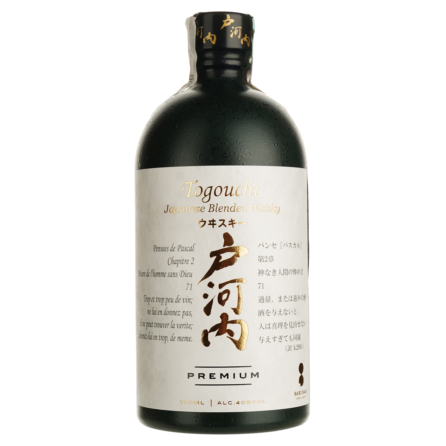 Віскі Togouchi Premium Blended Japanese Whisky, 40%, 0,7 л, у подарунковій упаковці