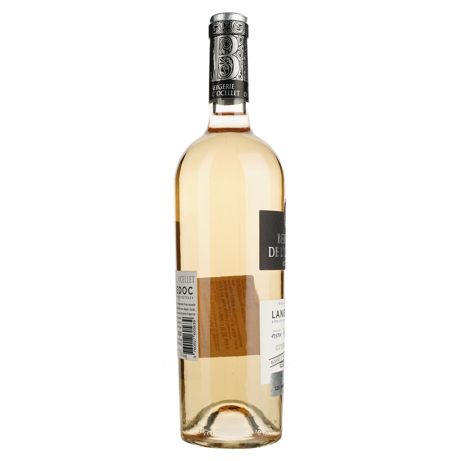 Вино Bergerie de l'Ocellet Rose Languedoc AOP, рожеве, сухе, 0,75 л