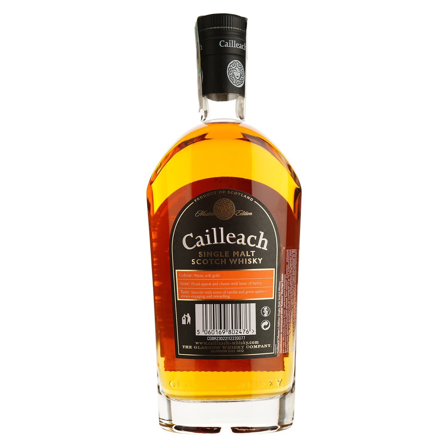 Віскі Cailleach Master's Edition Single Malt Scotch Whisky, 40%, 0,7 л