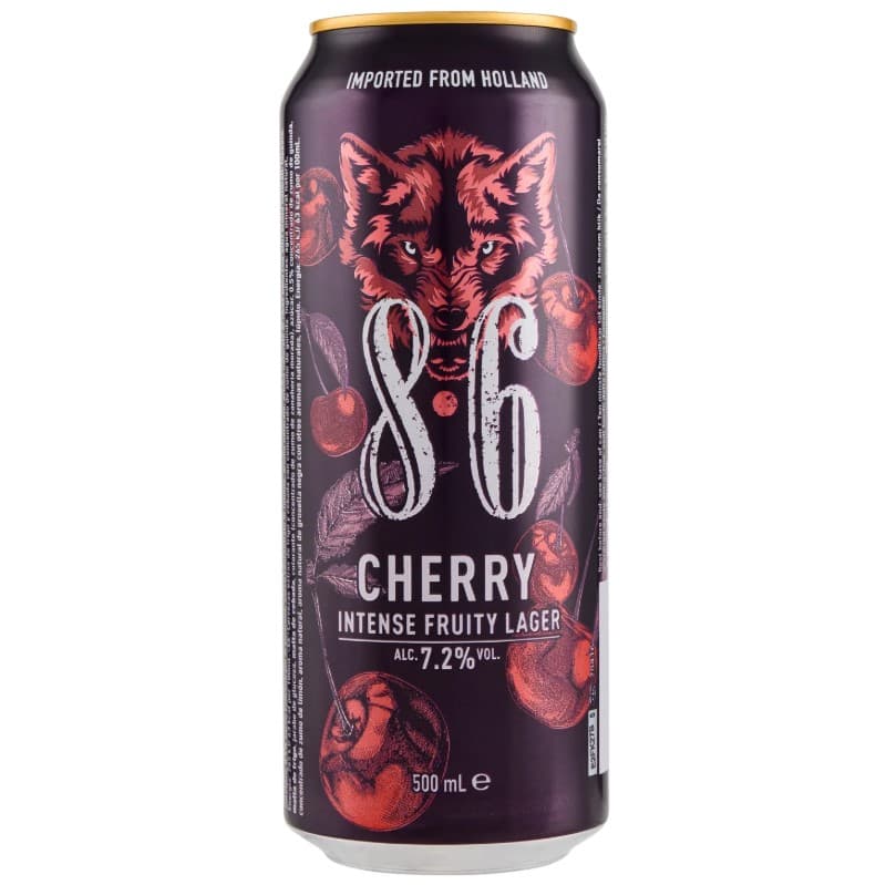Пиво Баварiя 8.6 Cherry 0.5 л