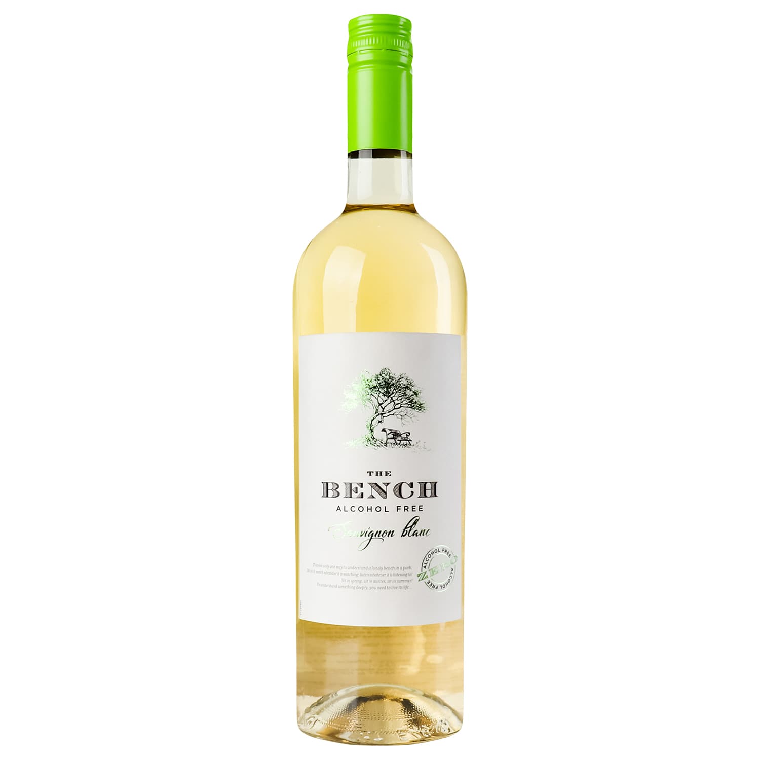 Вино безалкогольне The Bench Sauvignon Blanc, 0%, 0,75 л (36250)