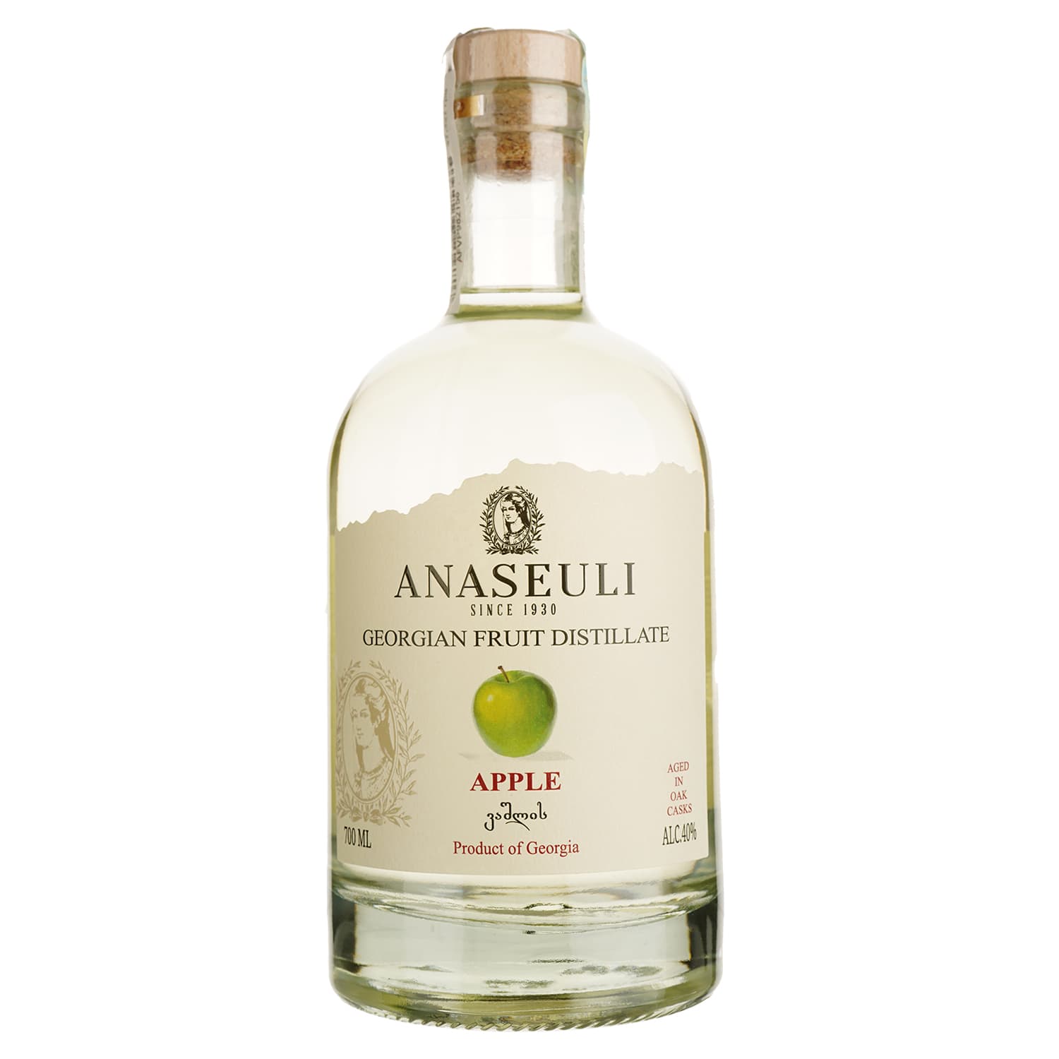 Горілка Anaseuli Яблуко 40% 0.7 л