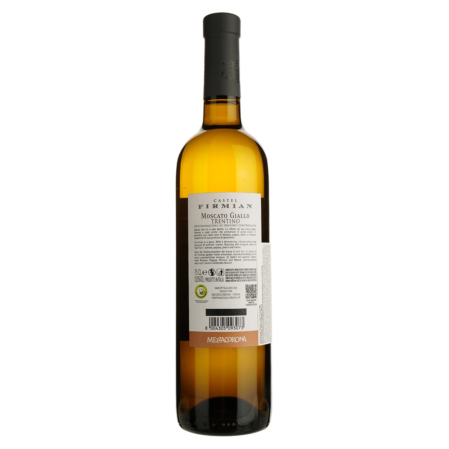Вино Castel Firmian Moscato Giallo Trentino DOC біле напівсолодке 0.75 л