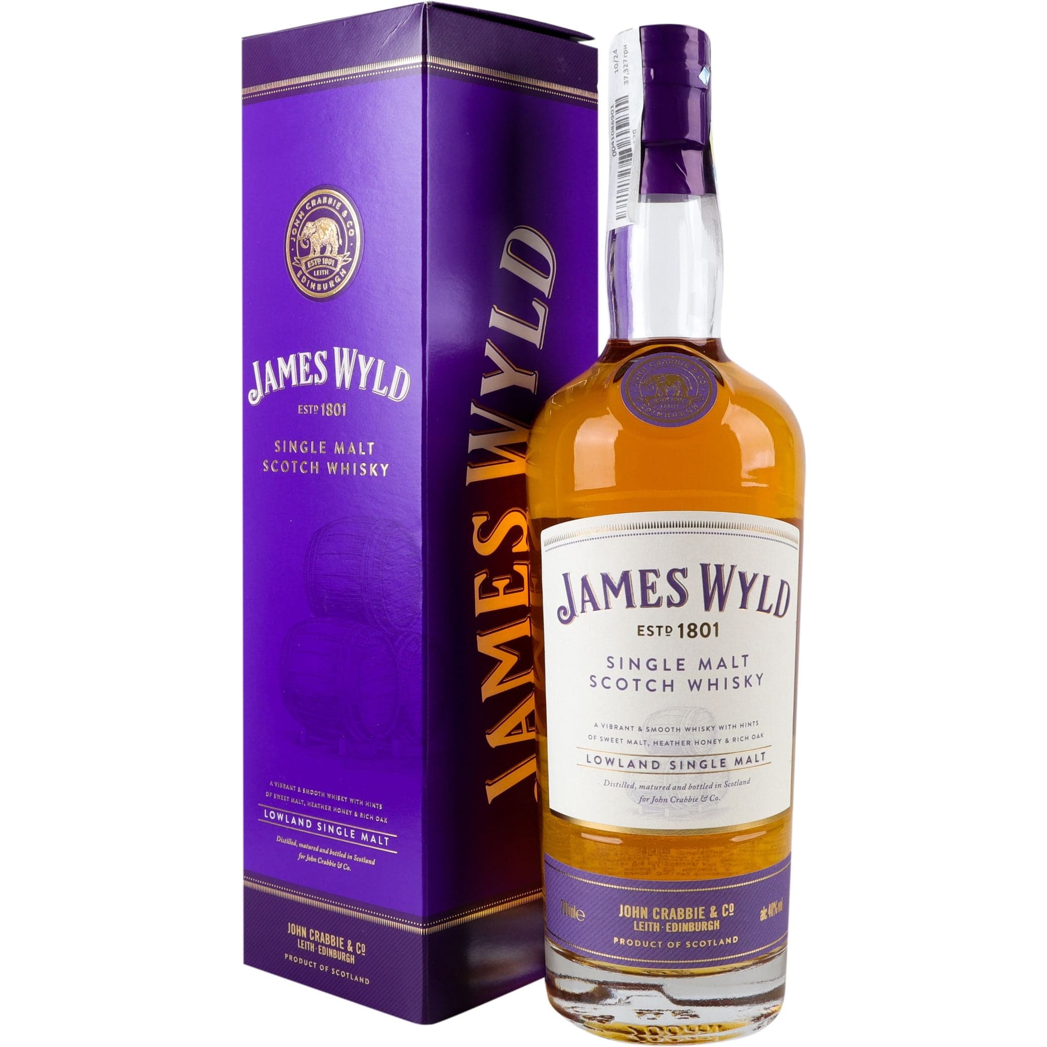 Віскі James Wyld Single Malt Scotch Whisky 40% 0.7 л в подарунковій упаковці