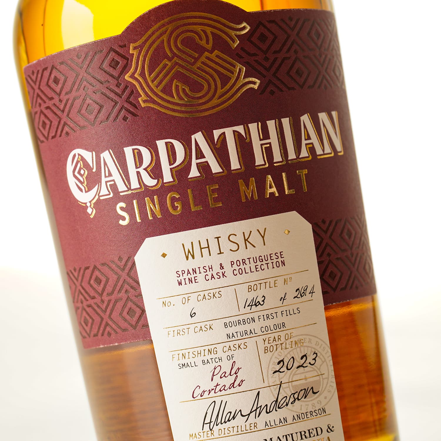 Віскі Carpathian Palo Cortado односолодове 0.7 л 40%