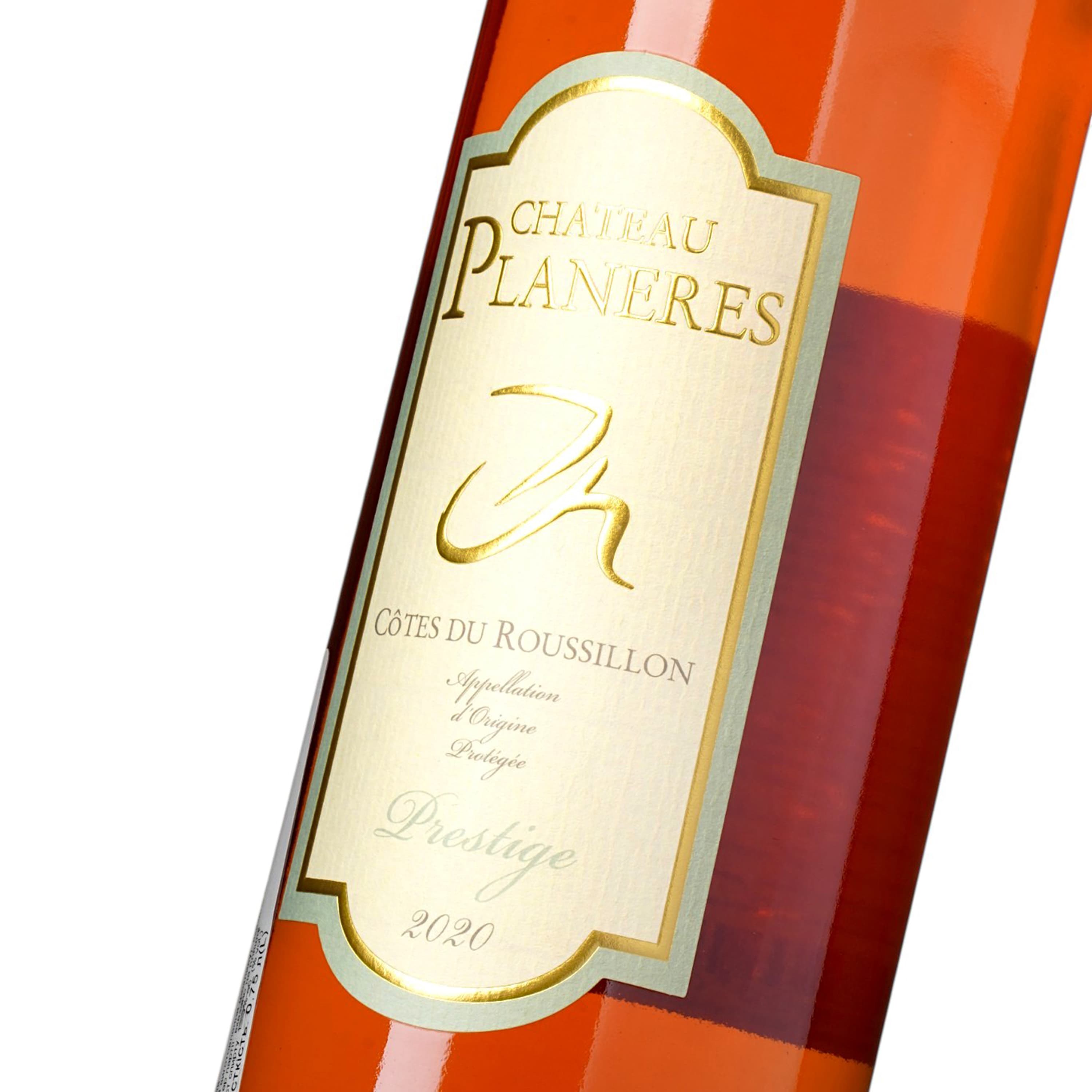 Вино Chateau Planeres Prestige Rose AOP Cotes du Roussillon, рожеве, сухе, 0,75 л