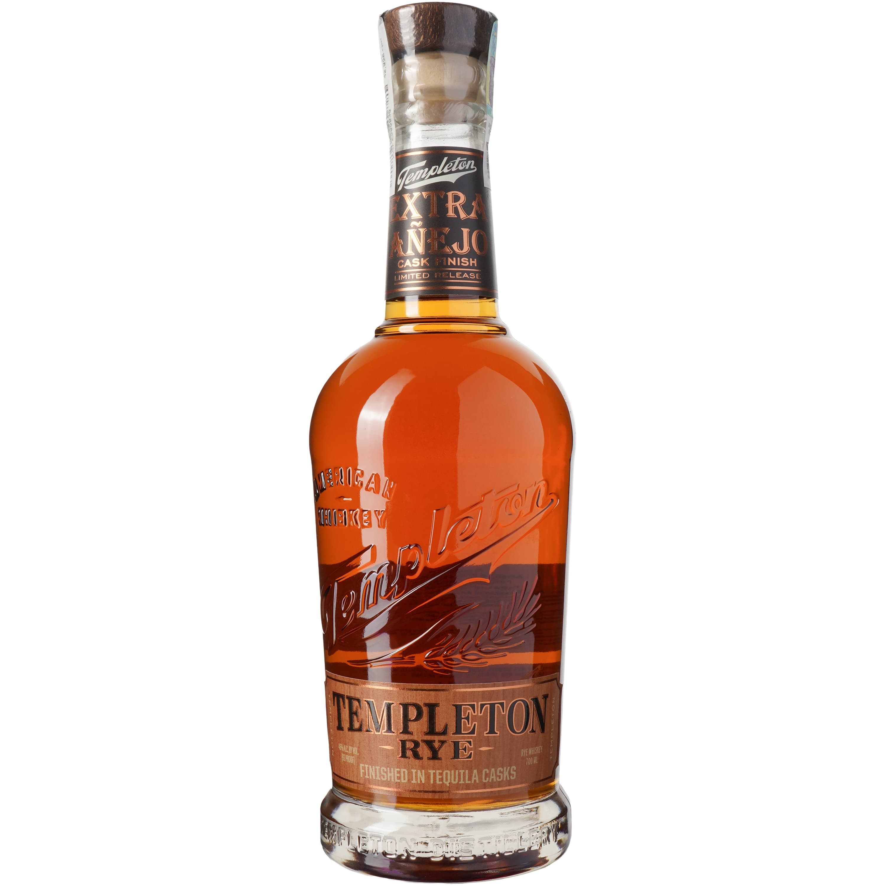 Віскі Templeton Rye Finished in Tequila Casks American Straight Rye Whiskey 46% 0.7 л