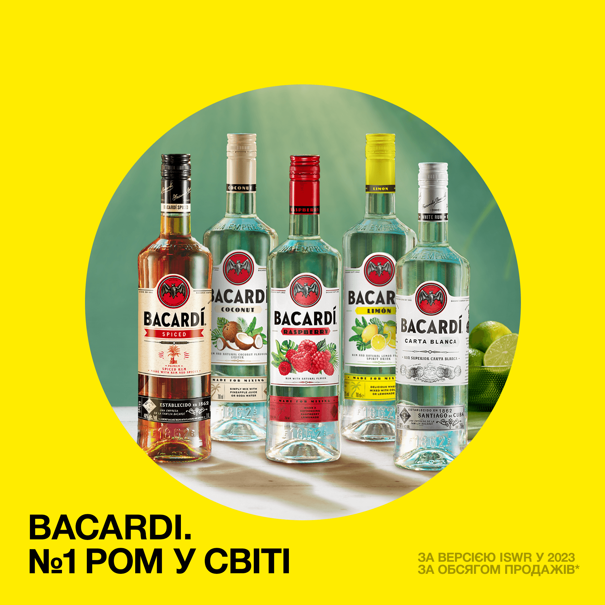 Напій на основі рому Bacardi Limon 27% 0.7 л