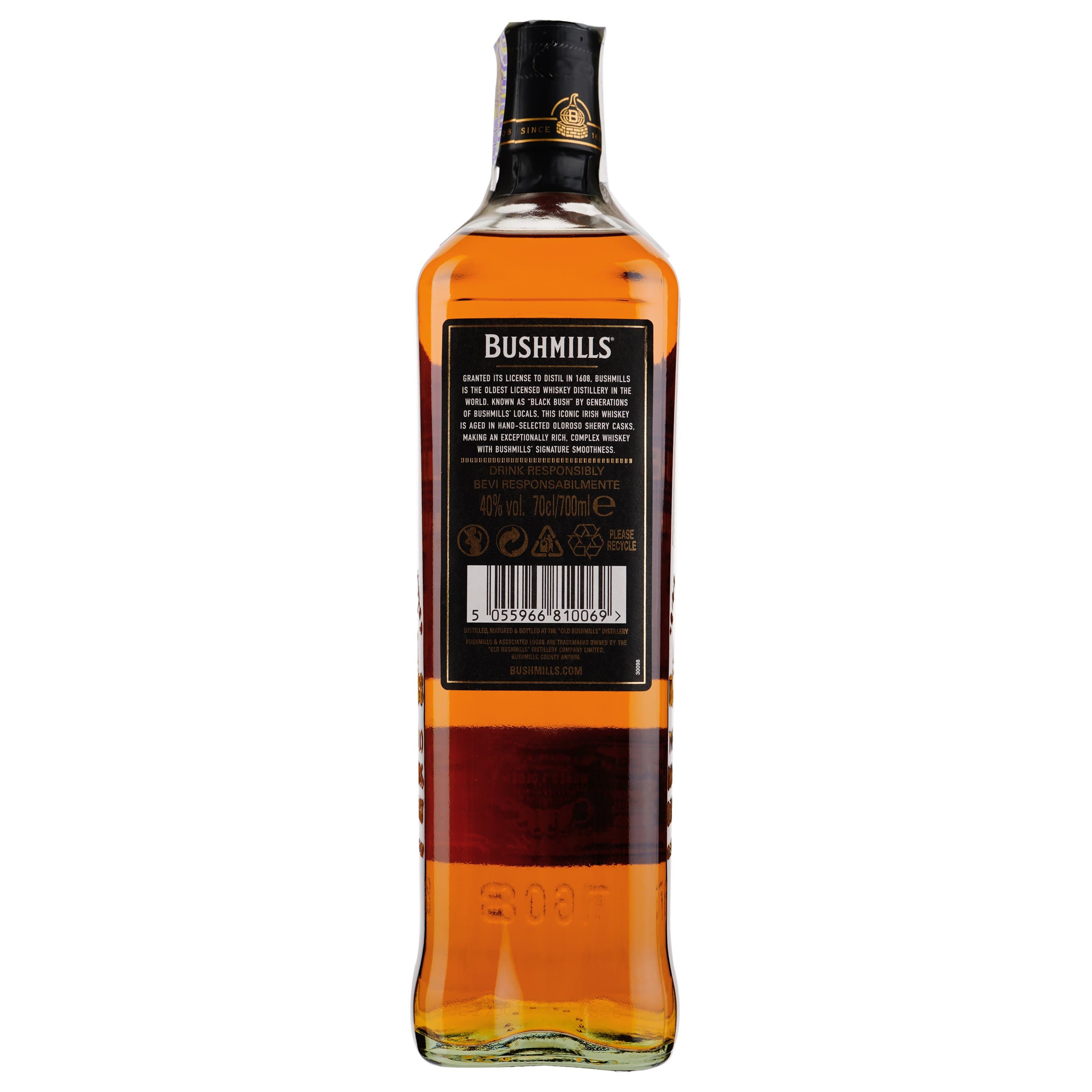 Віскі Bushmills Black, 40%, 0,7 л