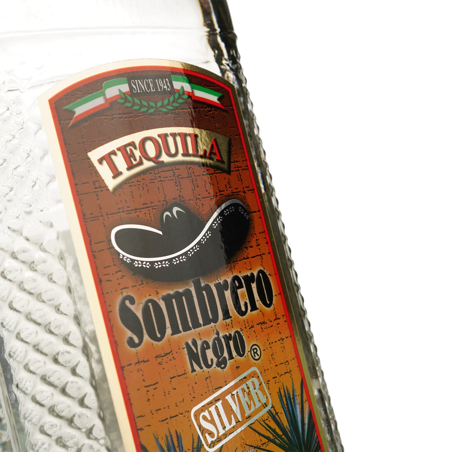 Текіла Sombrero Negro Silver, 38%, 0,7 л