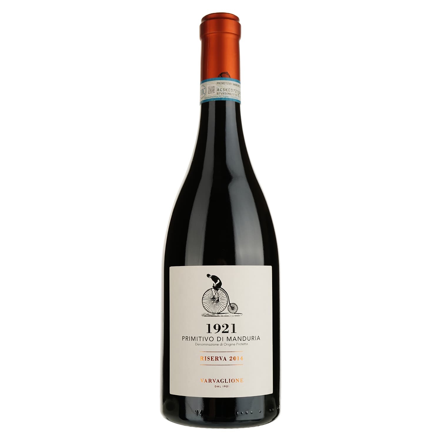 Вино Varvaglione 1921 Primitivo di Manduria Riserva червоне сухе 0.75 л