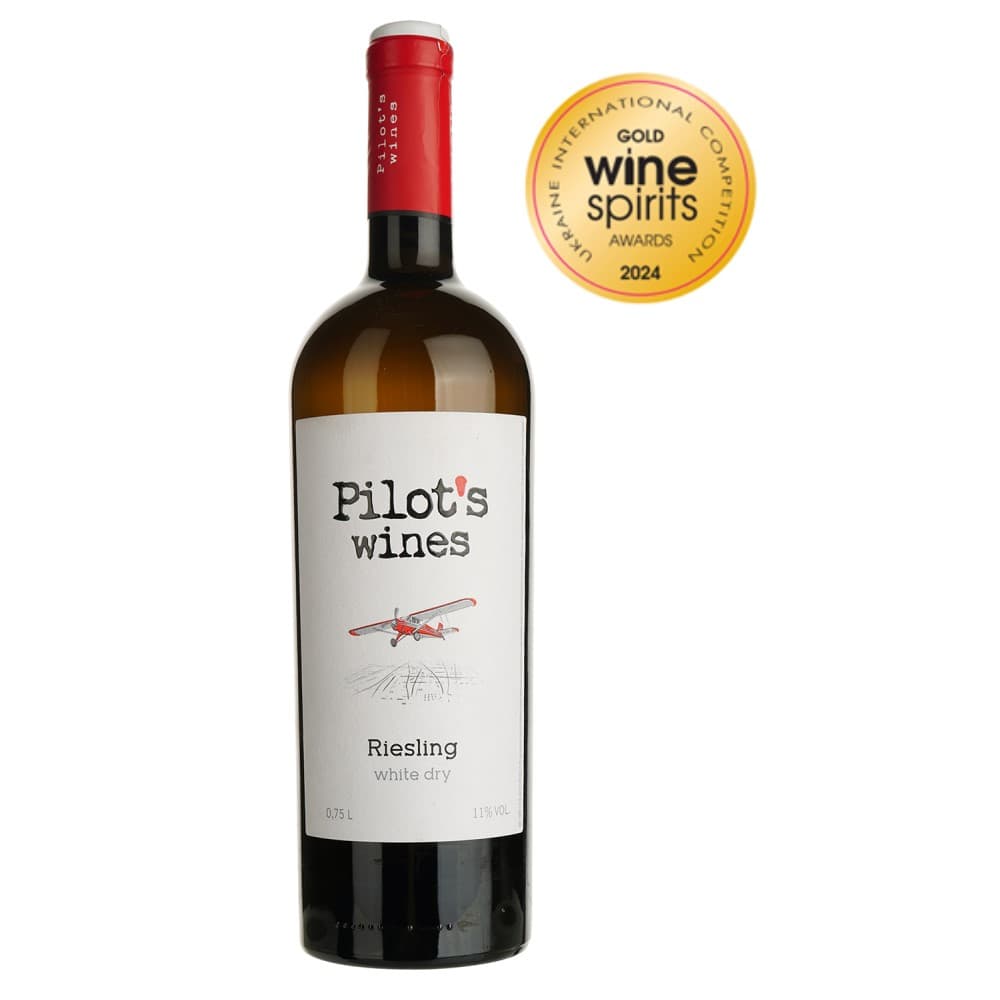 Вино Pilot’s Wines Riesling біле сухе 0.75 л