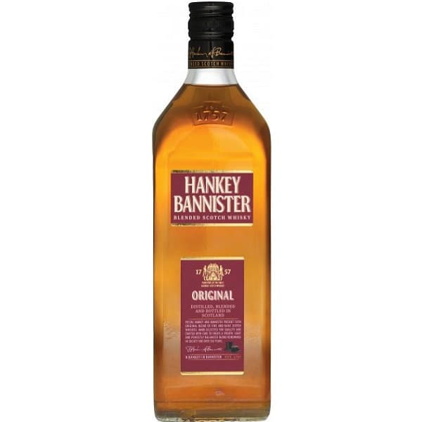 Упаковка віскі Hankey Bannister Original 40% 12 л у коробці (1 л х 12 шт.)
