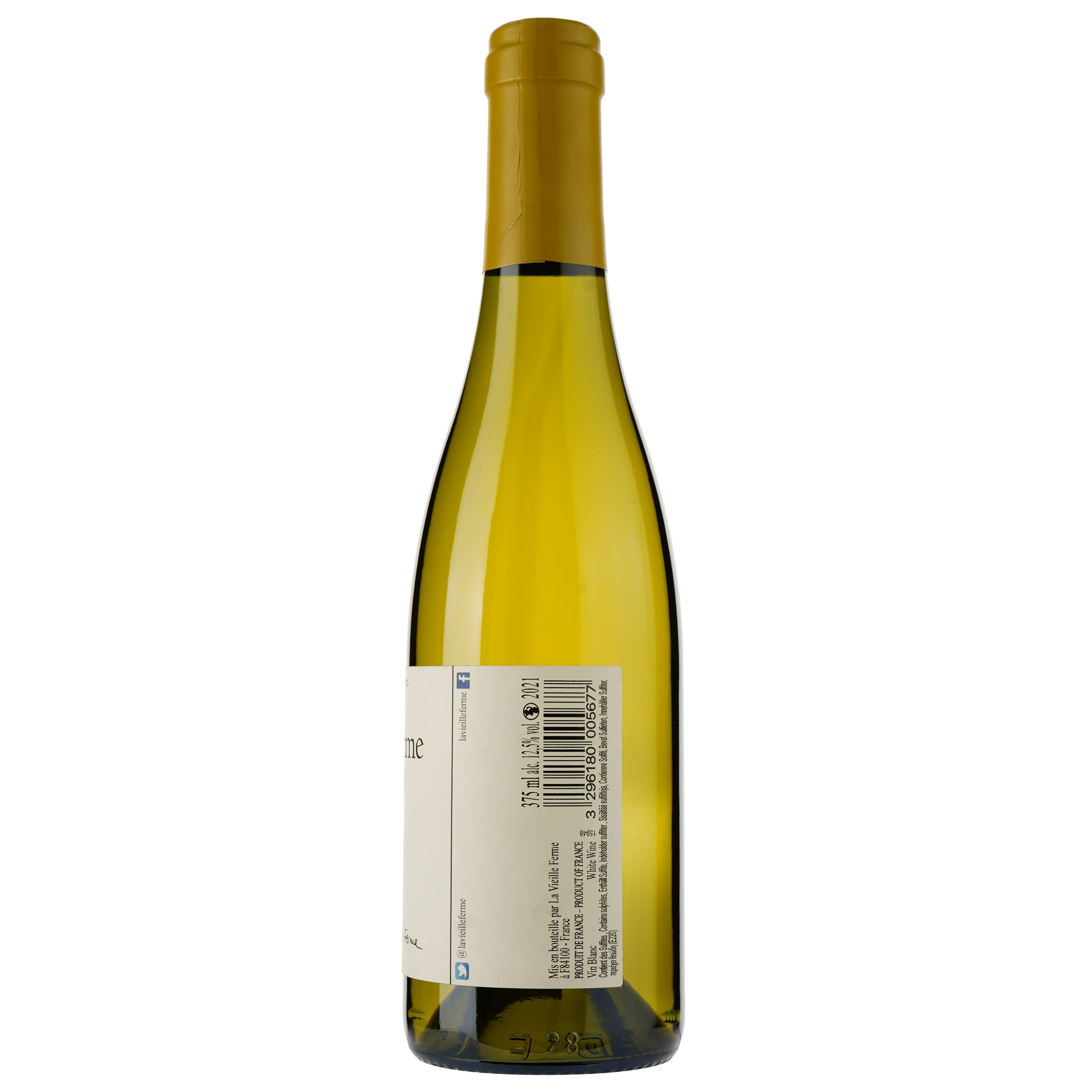 Вино La Vieille Ferme Perrin et Fils Blanc, біле, сухе, 0,375 л