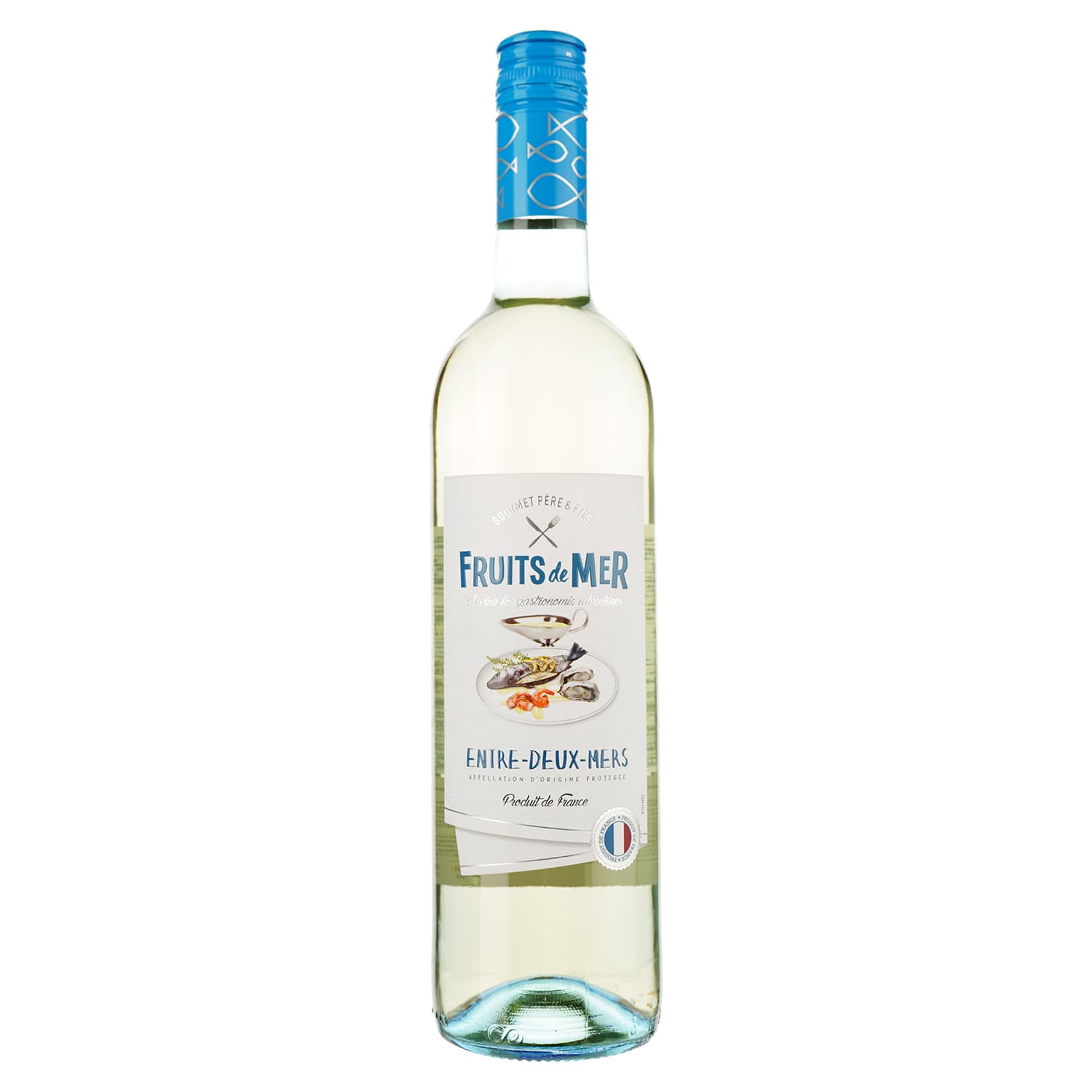 Вино Gourmet Pere & Fils Fruits de Mer Entre Deux Mers, 11,5%, 0,75 л