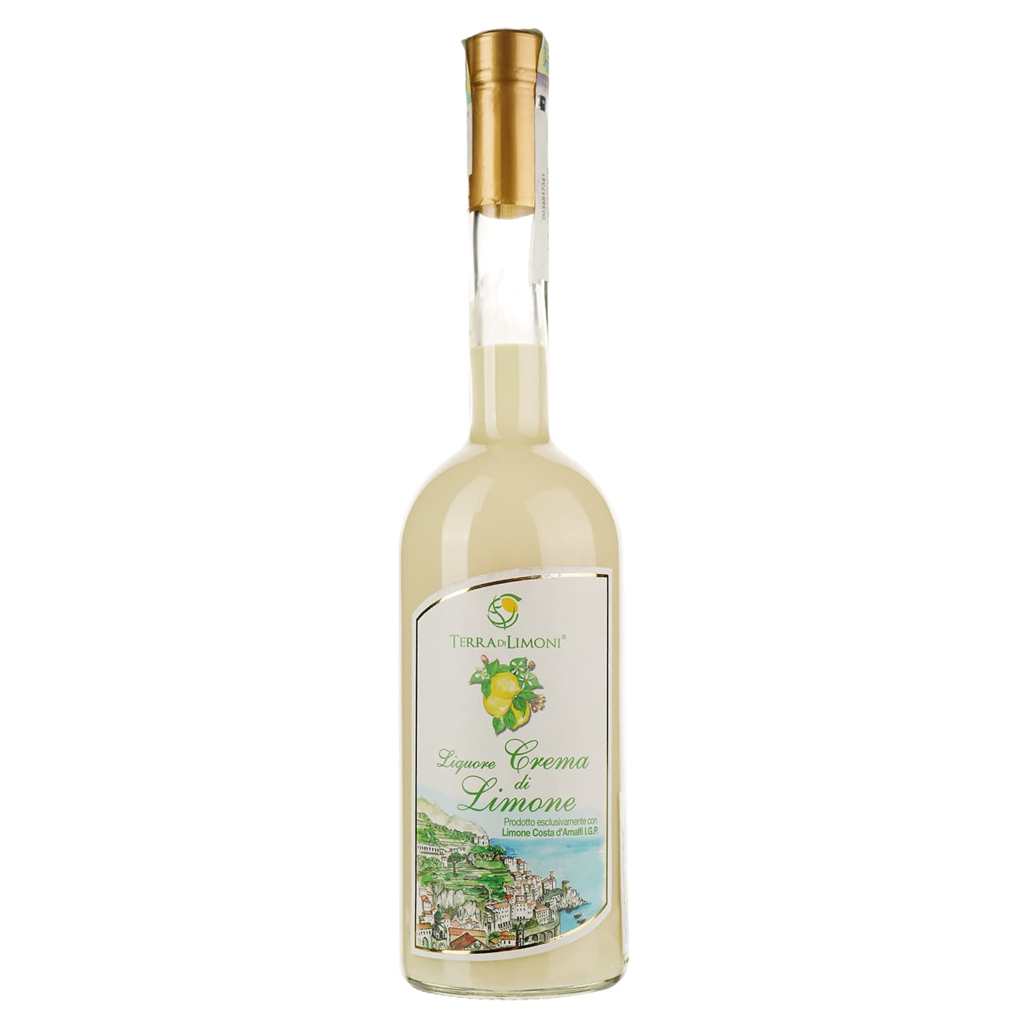 Лікер Terra di Limoni Crema di limoncello Costa d'Amalfi, 17%, 0,7 л (Q5895)