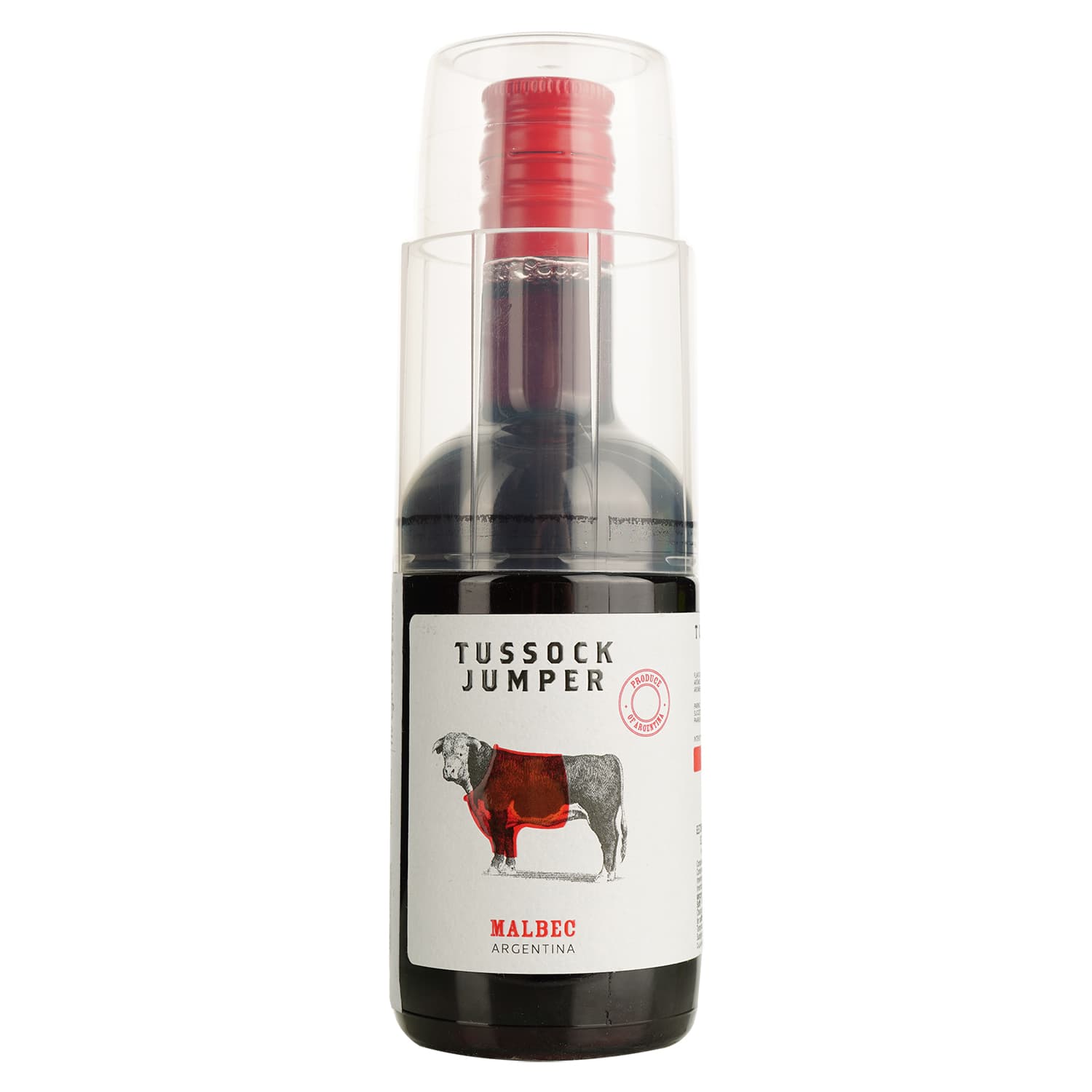 Вино Tussock Jumper Malbec червоне сухе 0.187 л