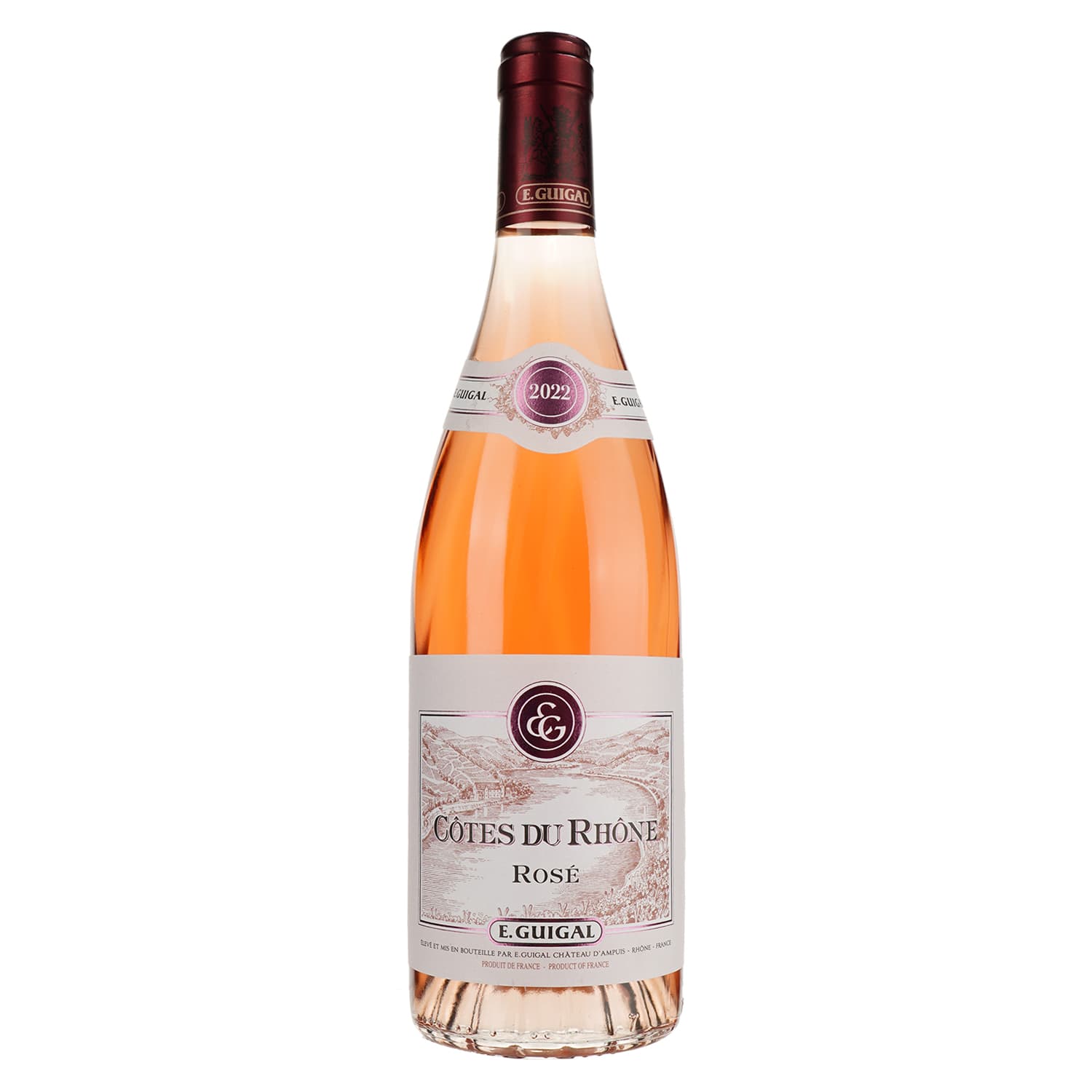 Вино E.Guigal Cotes du Rhone Rose, 13,5%, 0,75 л (8000015291780)