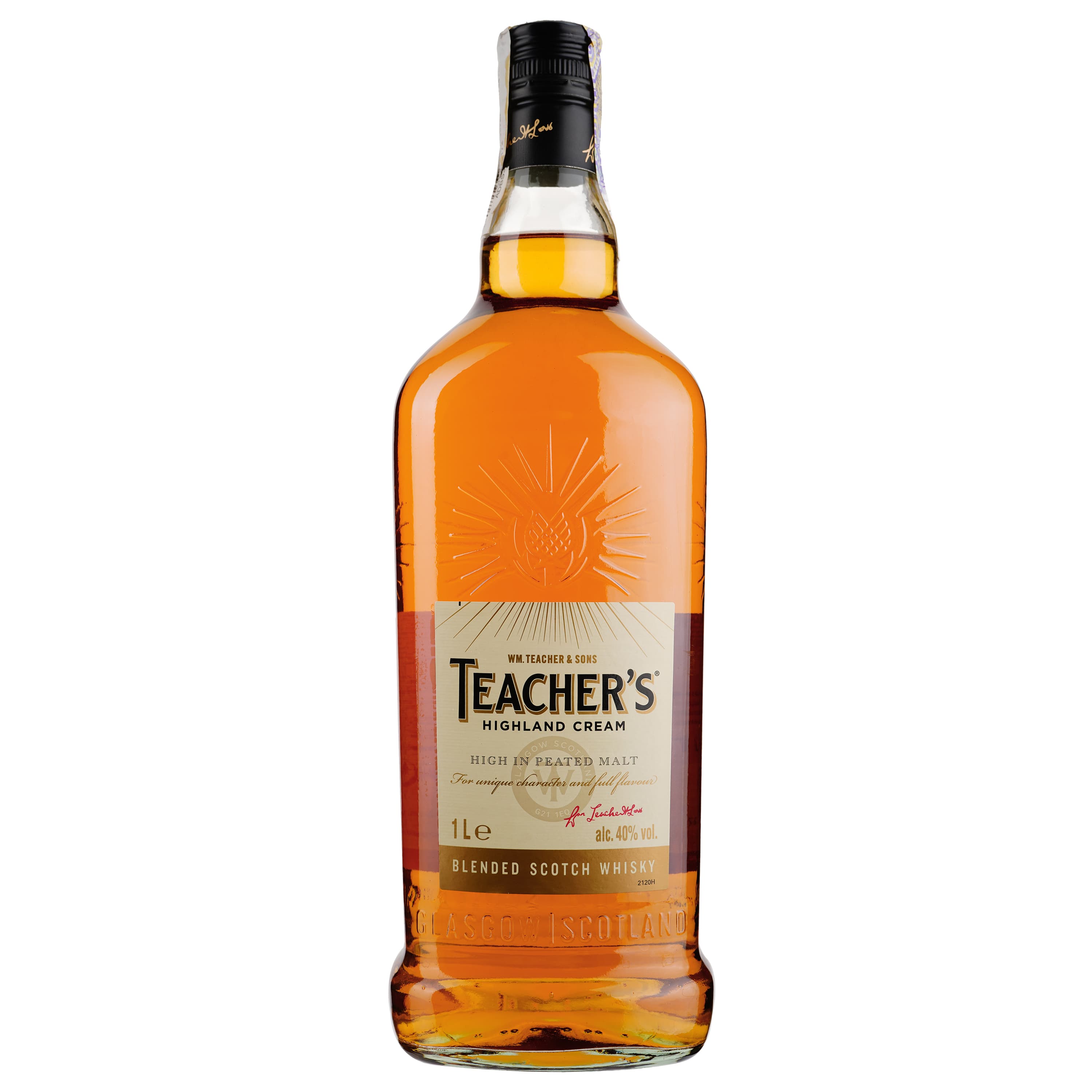 Віскі Teacher's Highland Cream Blended Scotch Whisky, 40%, 1 л
