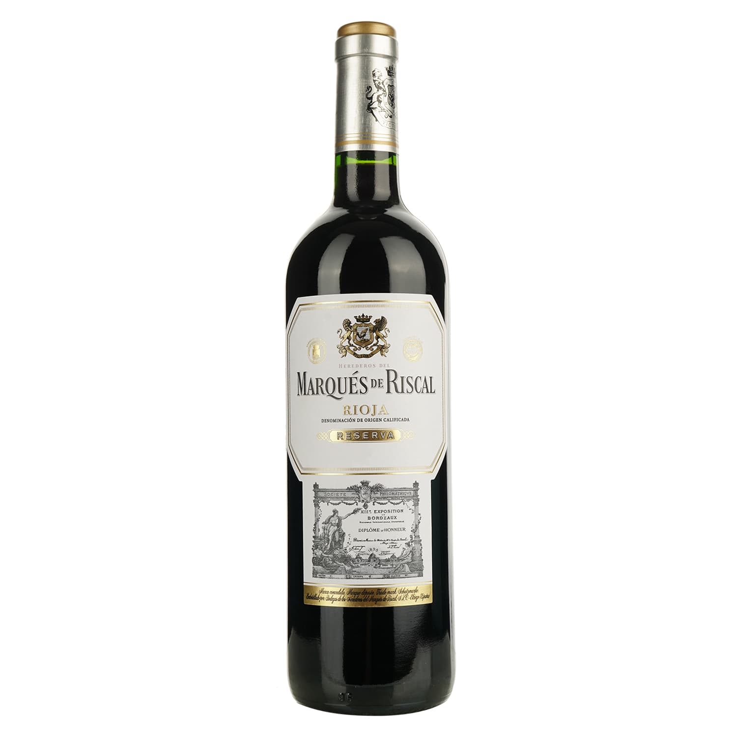 Вино Marques de Riscal Reserva, червоне, сухе, 14%, 0,75 л (9251)