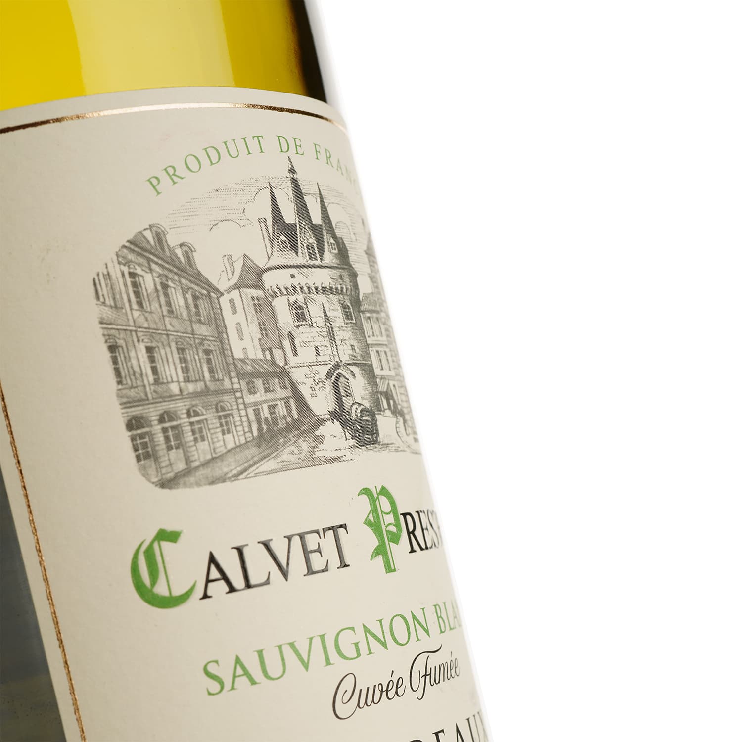 Вино Calvet Prestige Sauvignon Blanc Cuvee Fumee Bordeaux AOC біле сухе 0.75 л