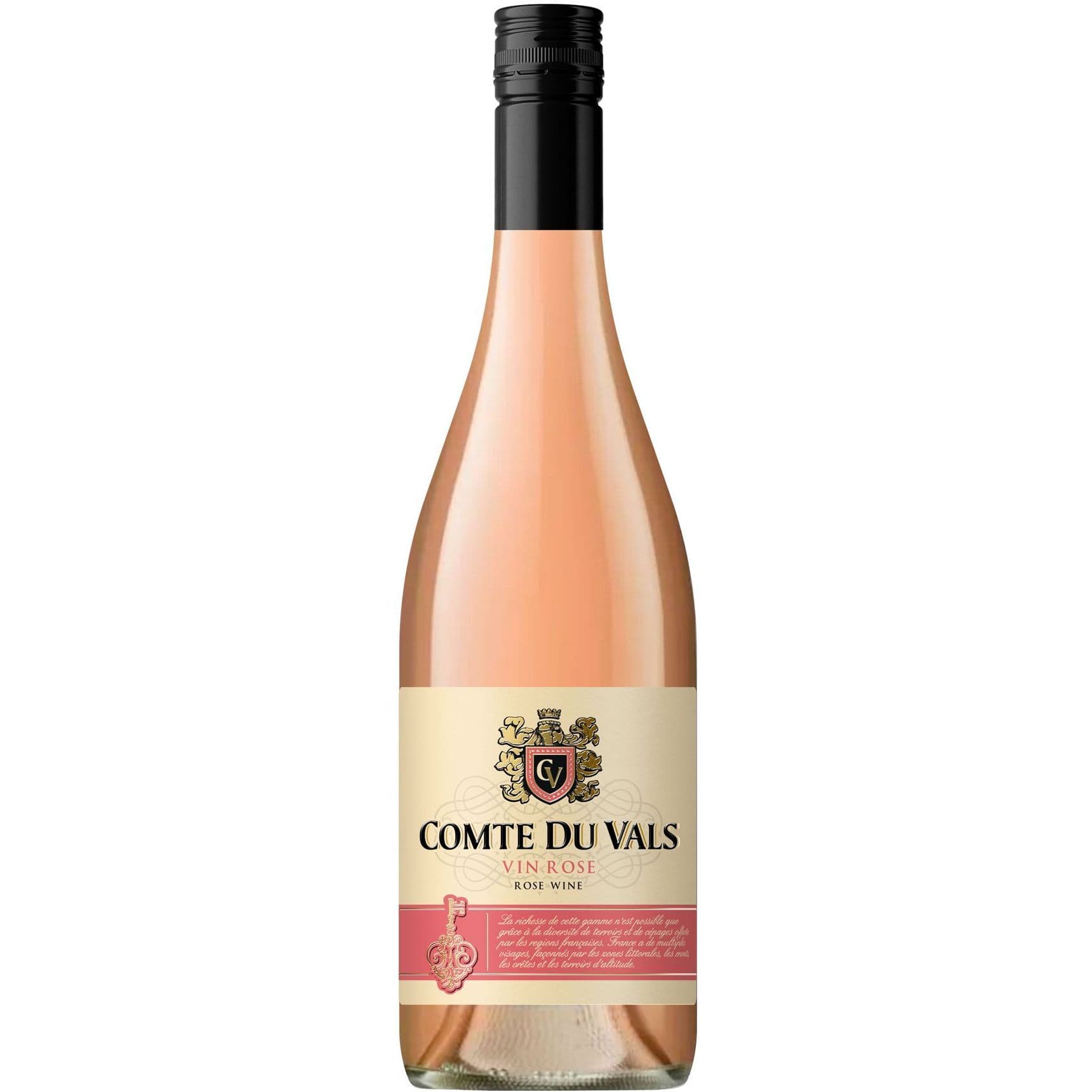 Вино Comte du Vals Rose рожеве сухе 0.75 л