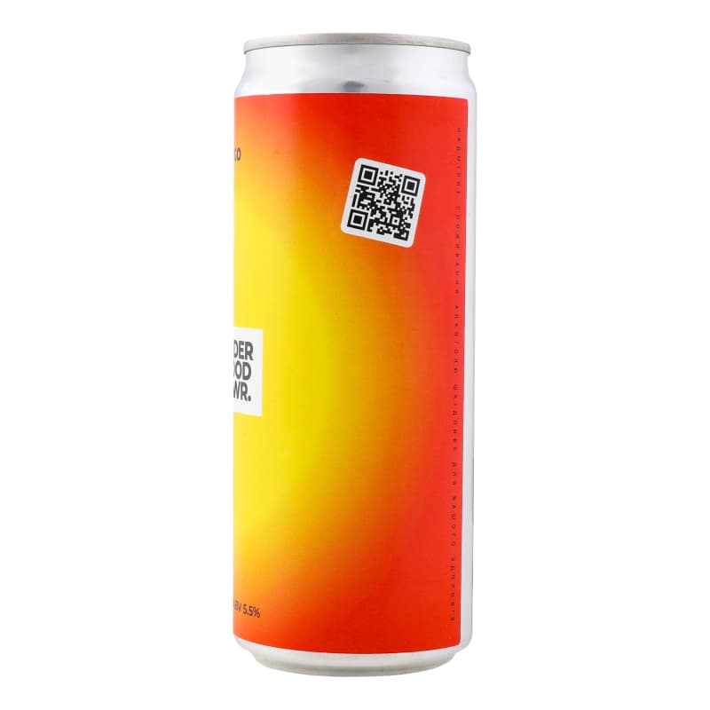 Пиво Underwood Brewery Milky Mango, світле, 5,5%, з/б, 0,33 л (870724)