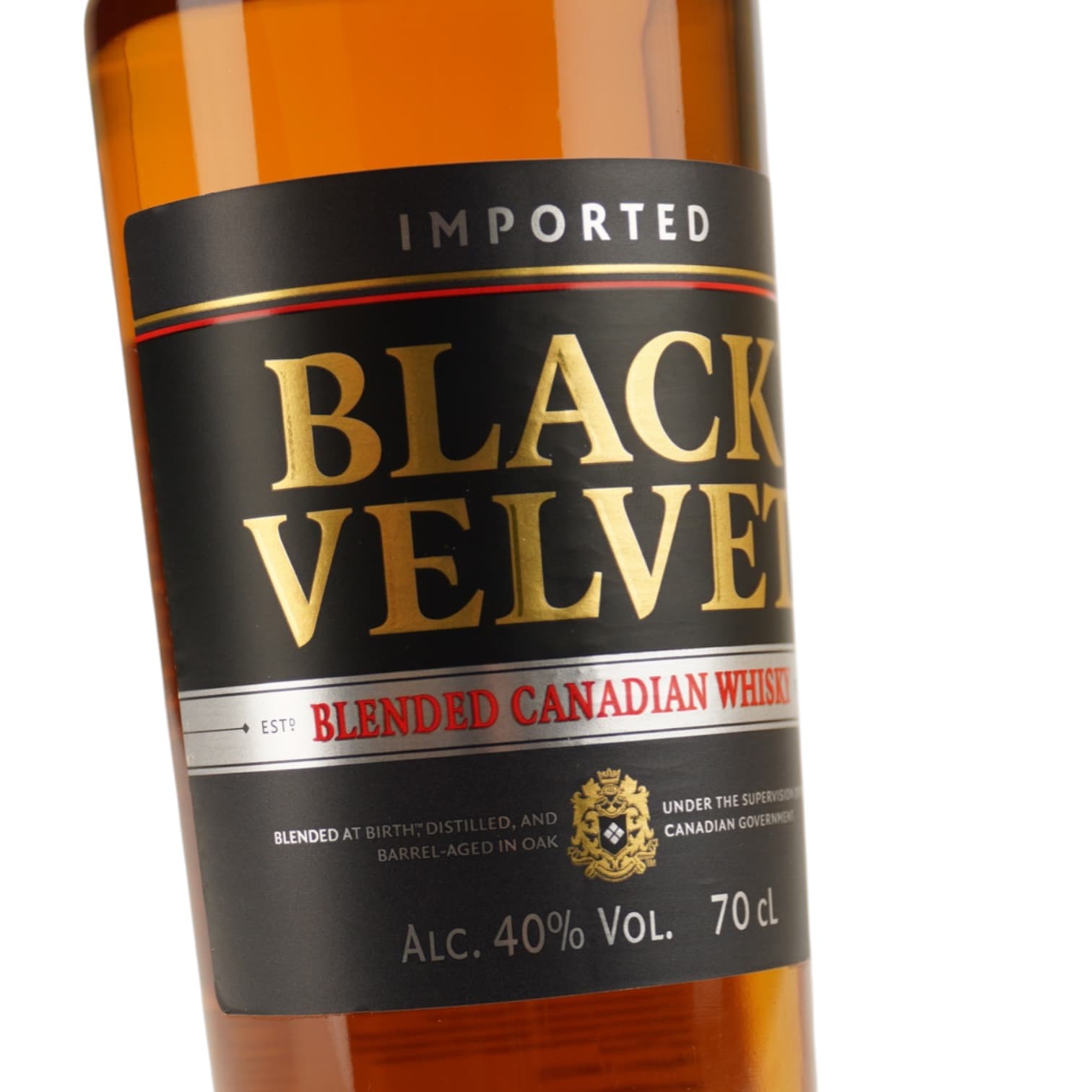 Віскі Black Velvet 3 yo Blended Canadian Whisky 40% 0.7 л
