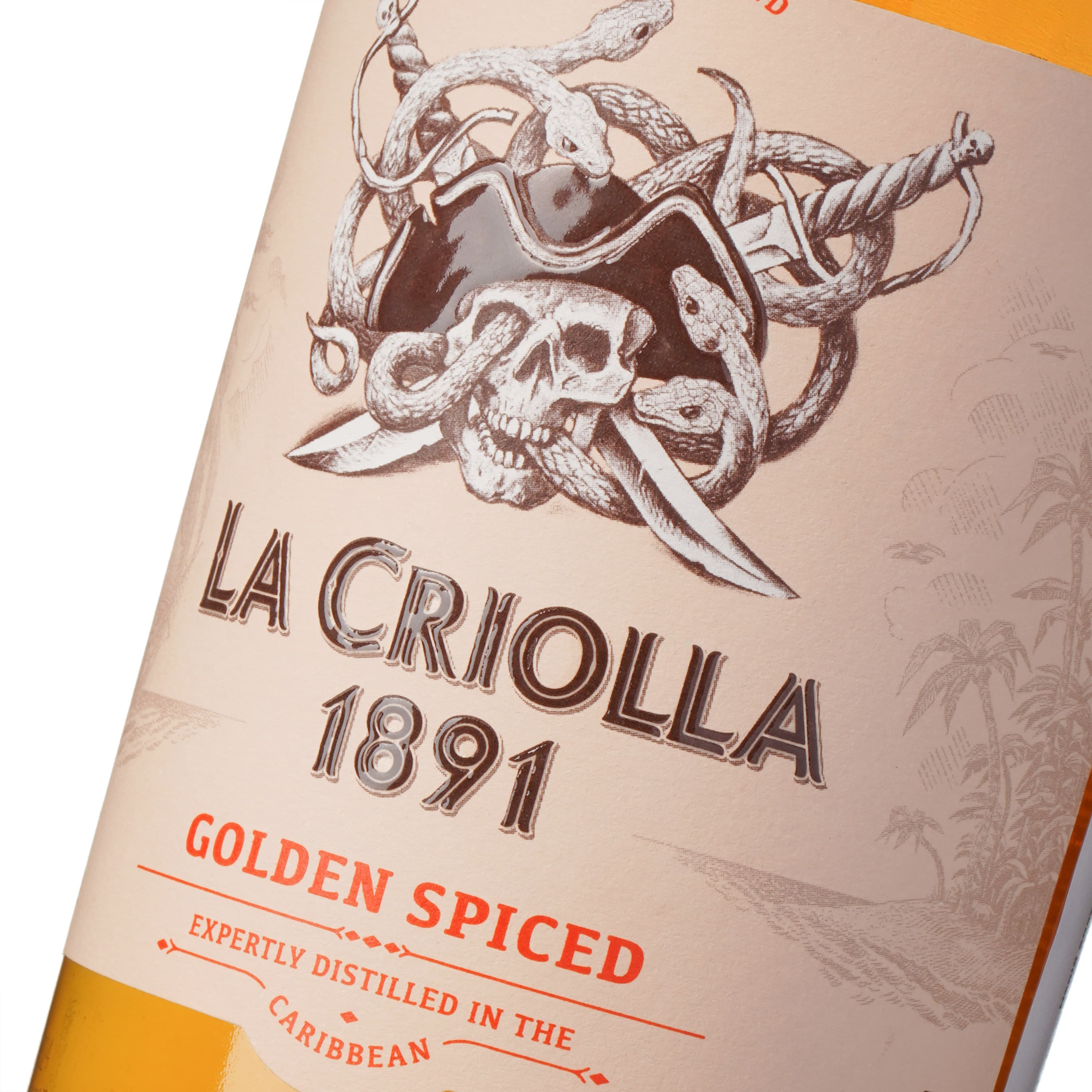 Напій алкогольний на основі рому Bardinet La Criolla 1891 Golden Spiced 35% 0.7 л